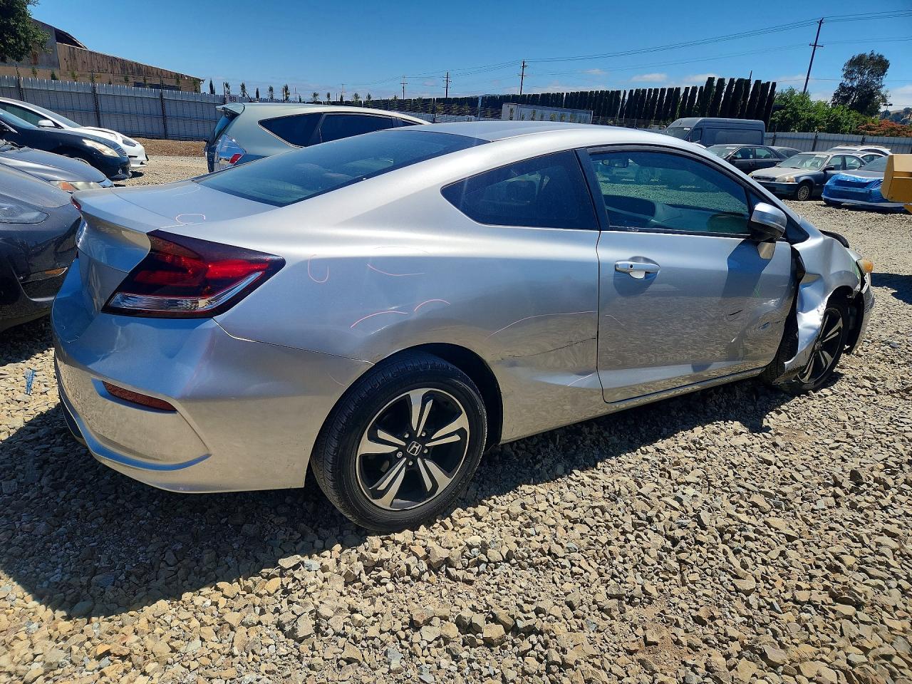 2015 Honda Civic Ex Gray vin: 2HGFG3B80FH520991