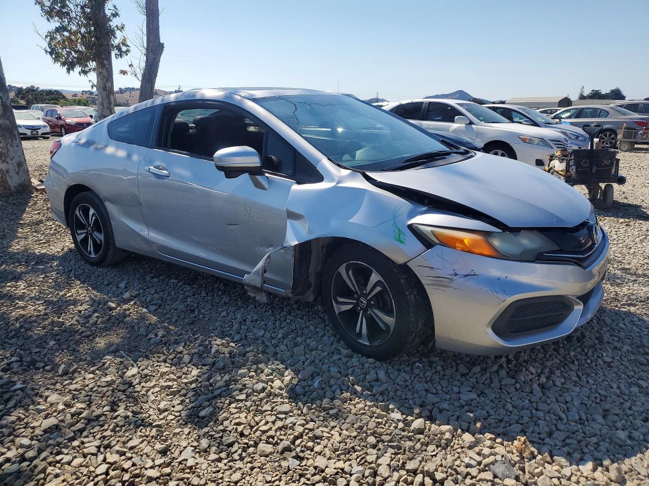 2015 Honda Civic Ex Gray vin: 2HGFG3B80FH520991