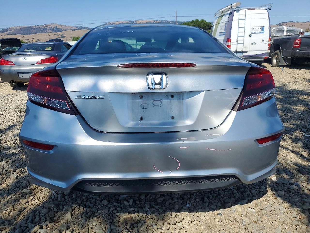 2015 Honda Civic Ex Gray vin: 2HGFG3B80FH520991