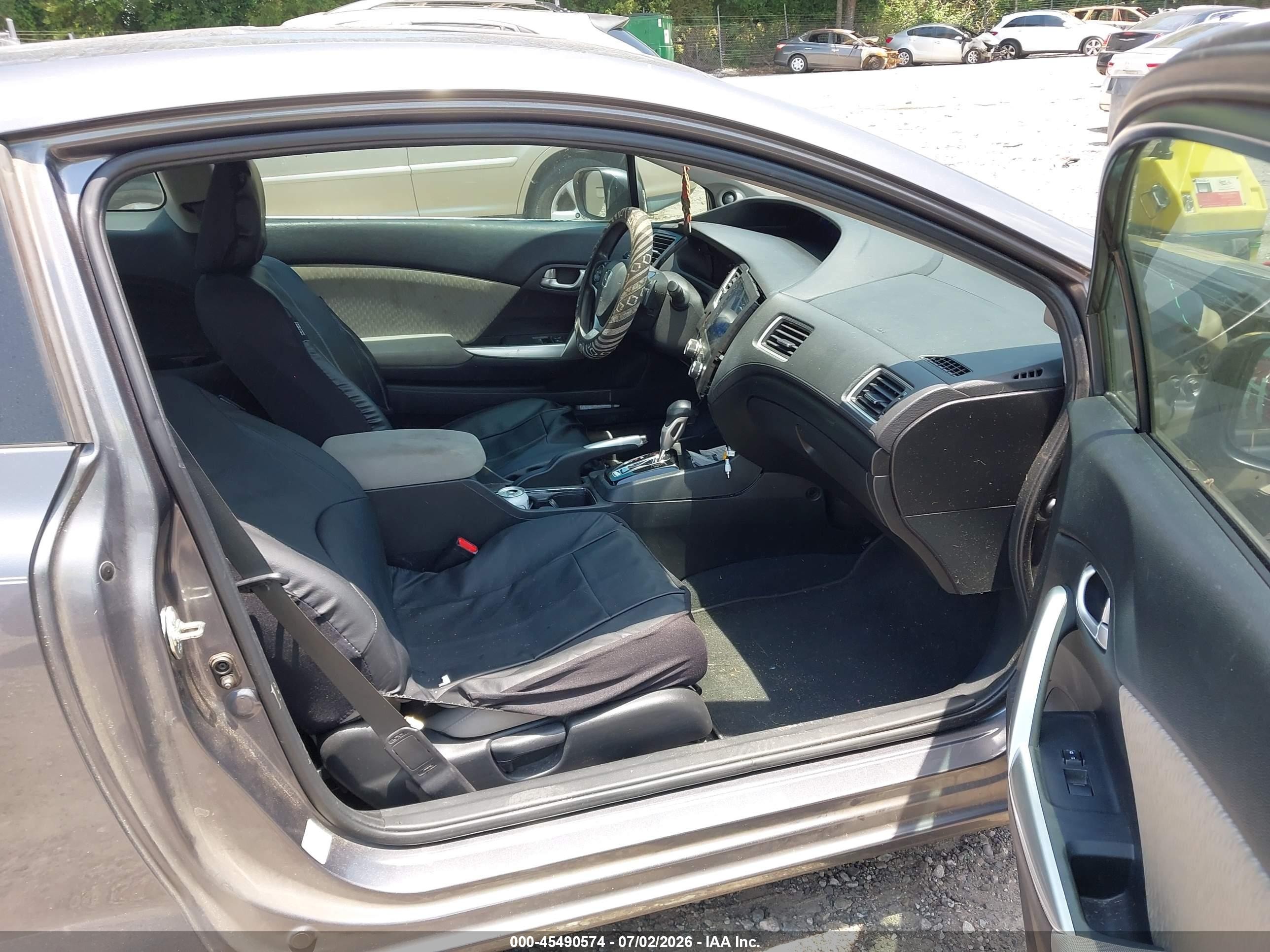 2015 Honda Civic Ex Gray vin: 2HGFG3B80FH522028