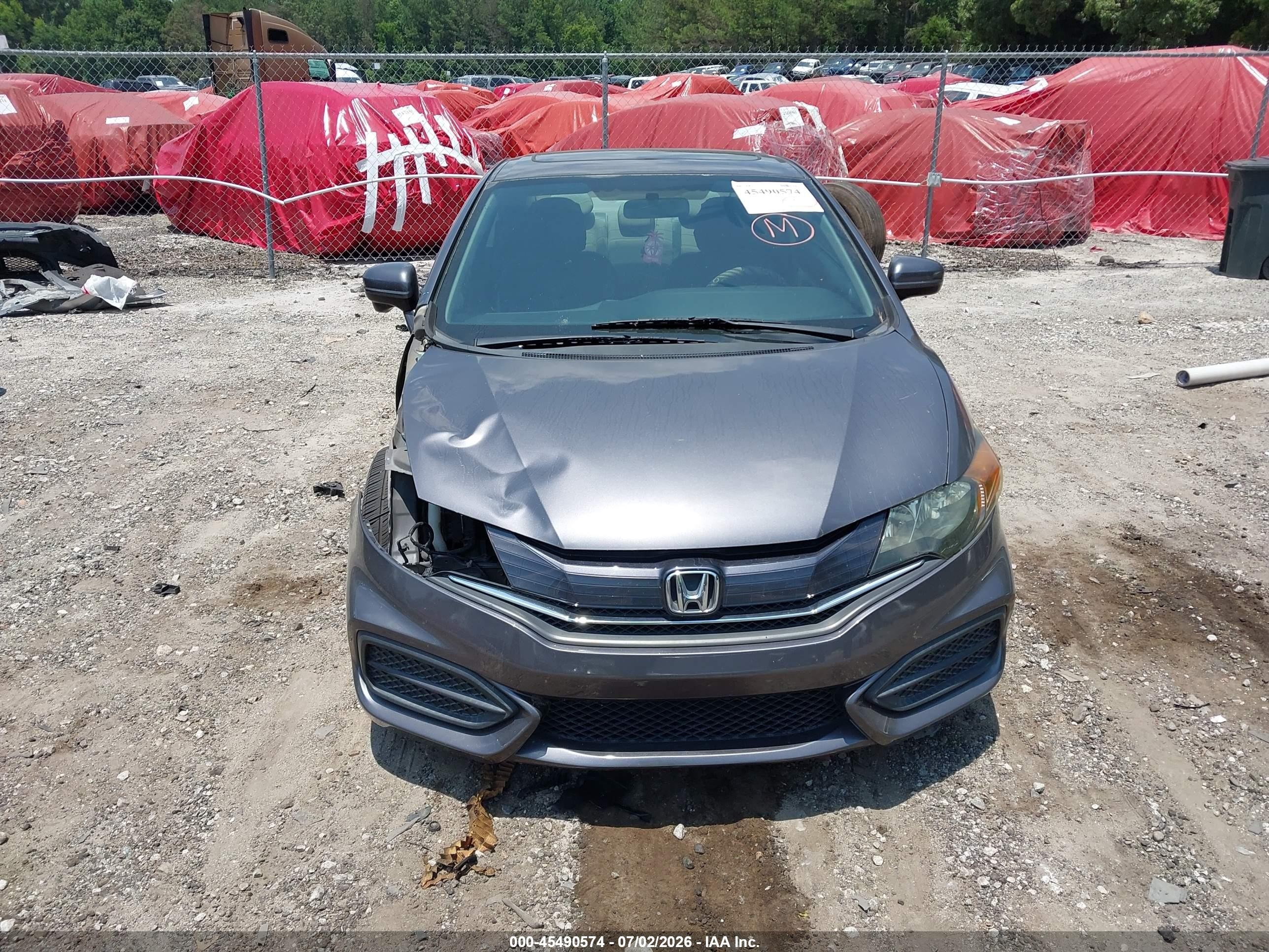 2015 Honda Civic Ex Gray vin: 2HGFG3B80FH522028