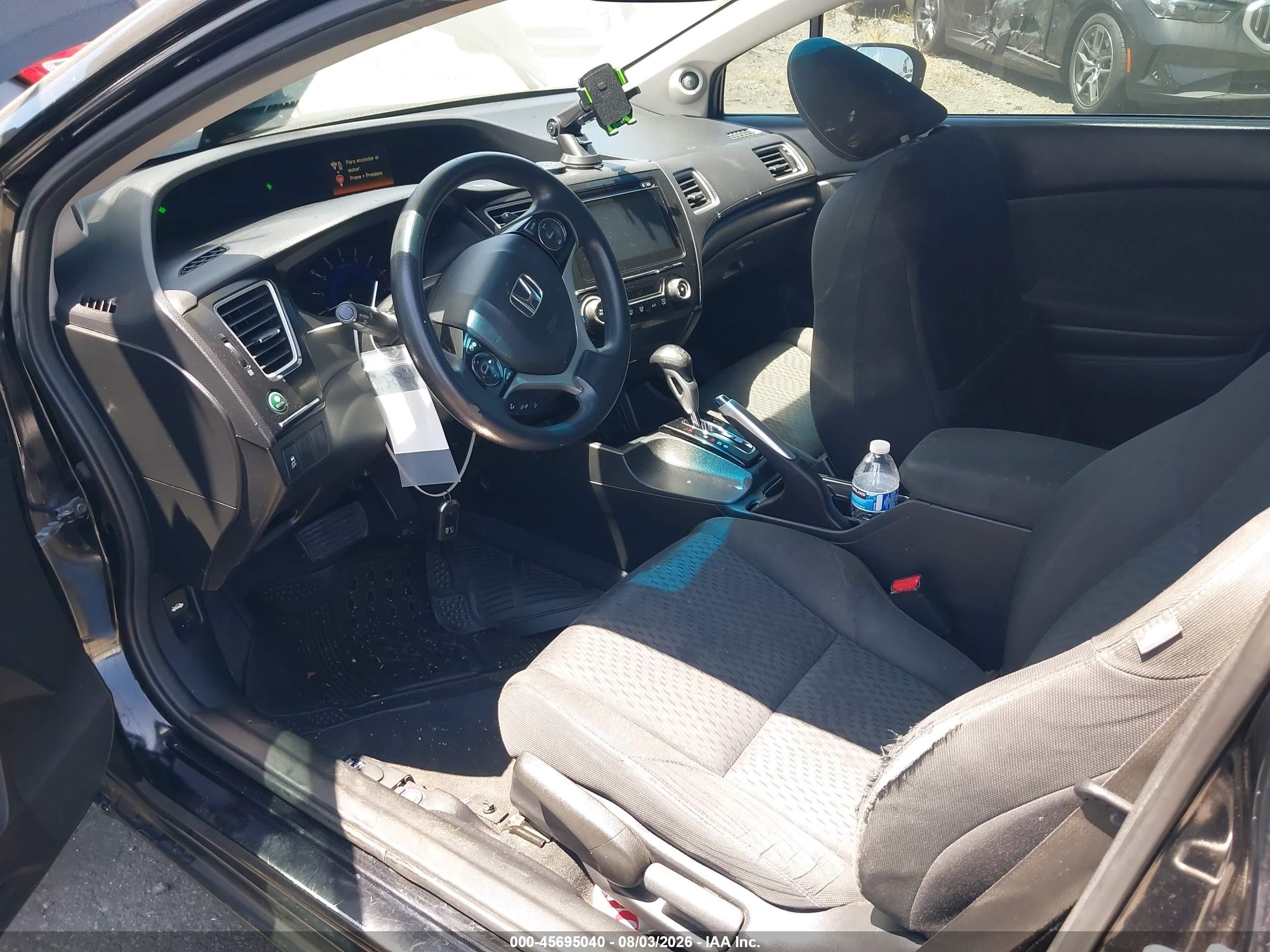 2015 Honda Civic Ex Black vin: 2HGFG3B80FH532591