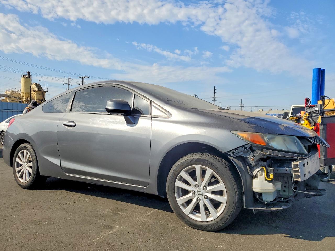 2012 Honda Civic Ex Gray vin: 2HGFG3B81CH525564