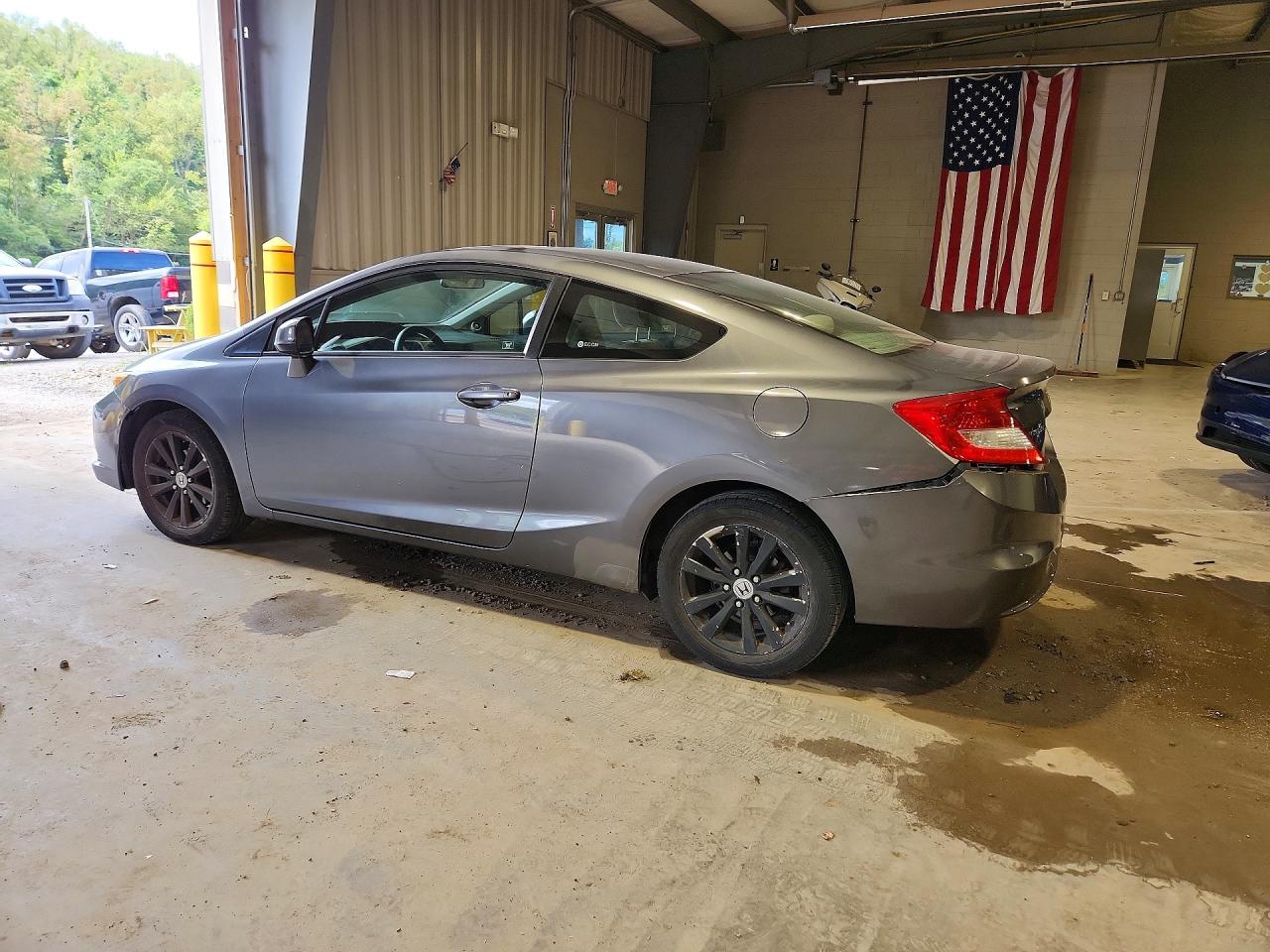 2012 Honda Civic Ex Gray vin: 2HGFG3B81CH527718