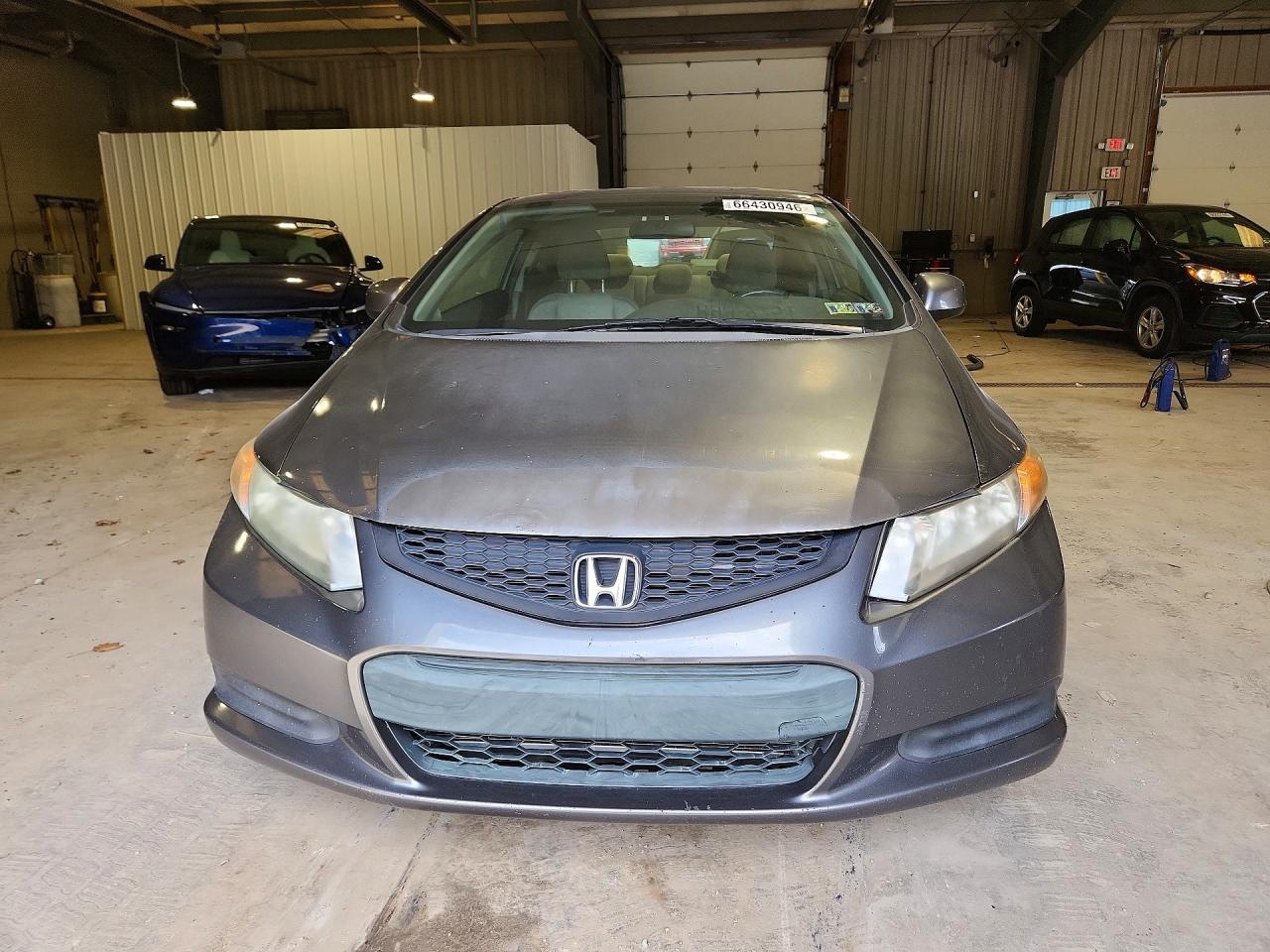 2012 Honda Civic Ex Gray vin: 2HGFG3B81CH527718