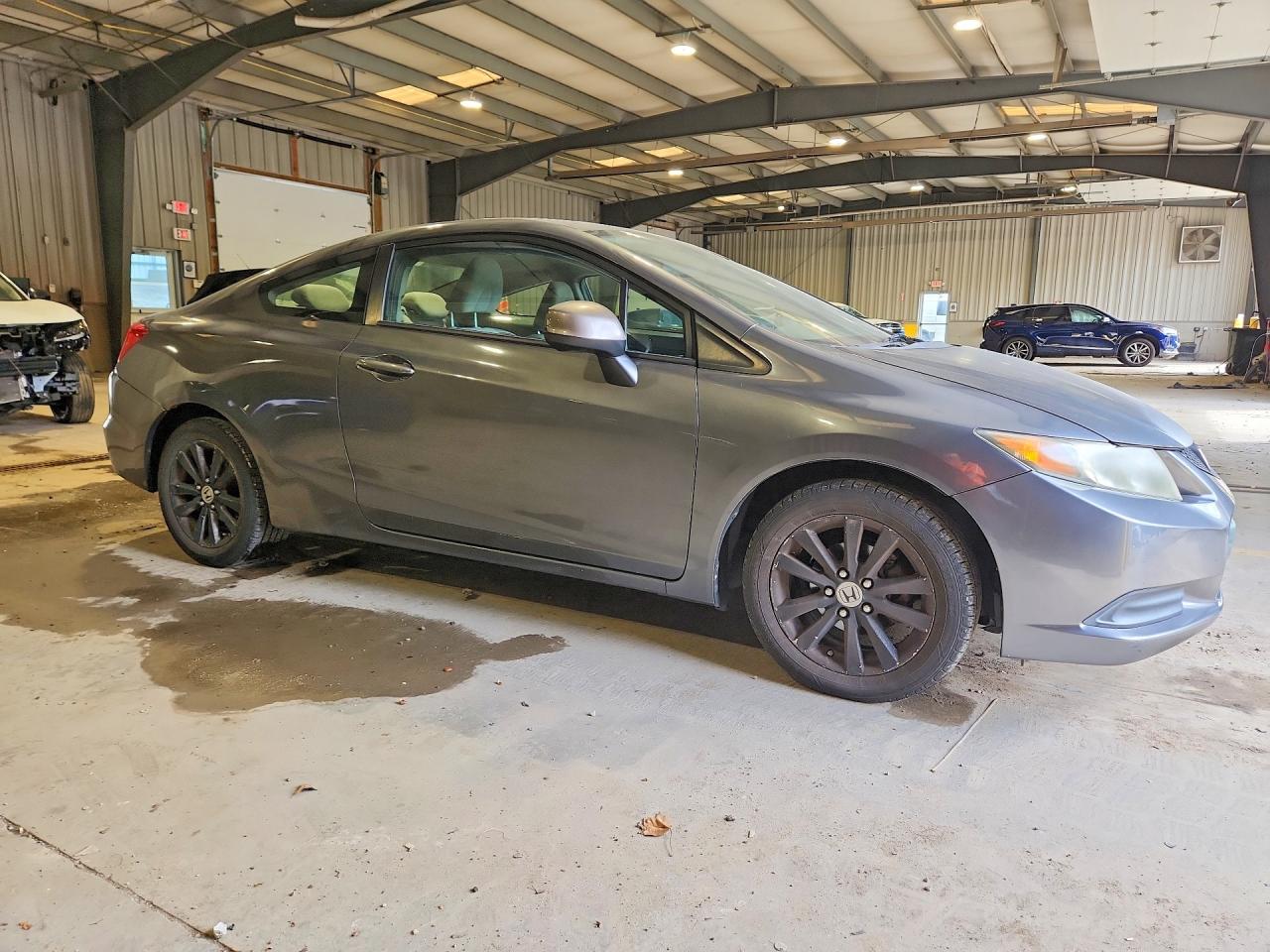 2012 Honda Civic Ex Gray vin: 2HGFG3B81CH527718