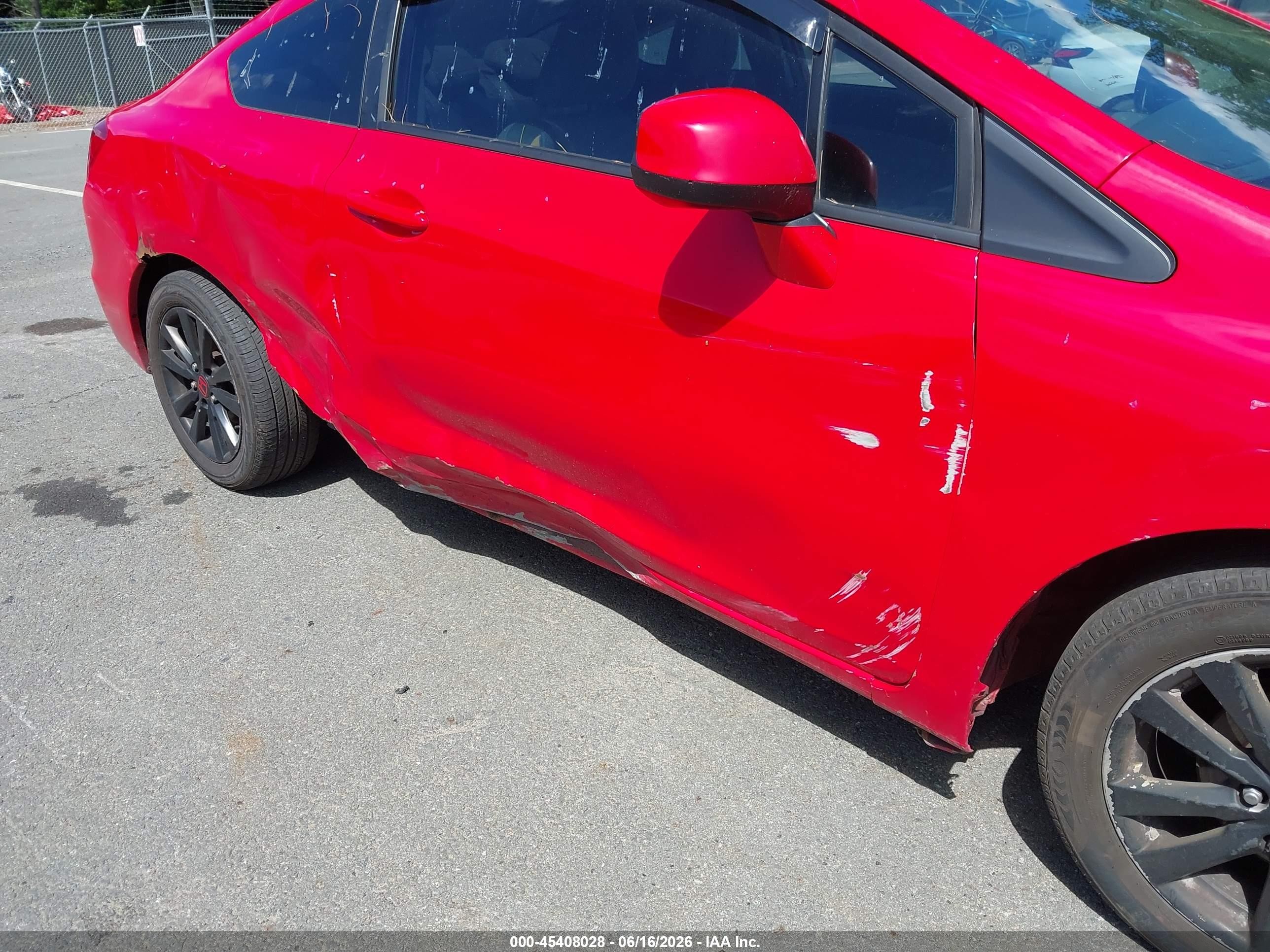 2012 Honda Civic Ex Red vin: 2HGFG3B81CH560640
