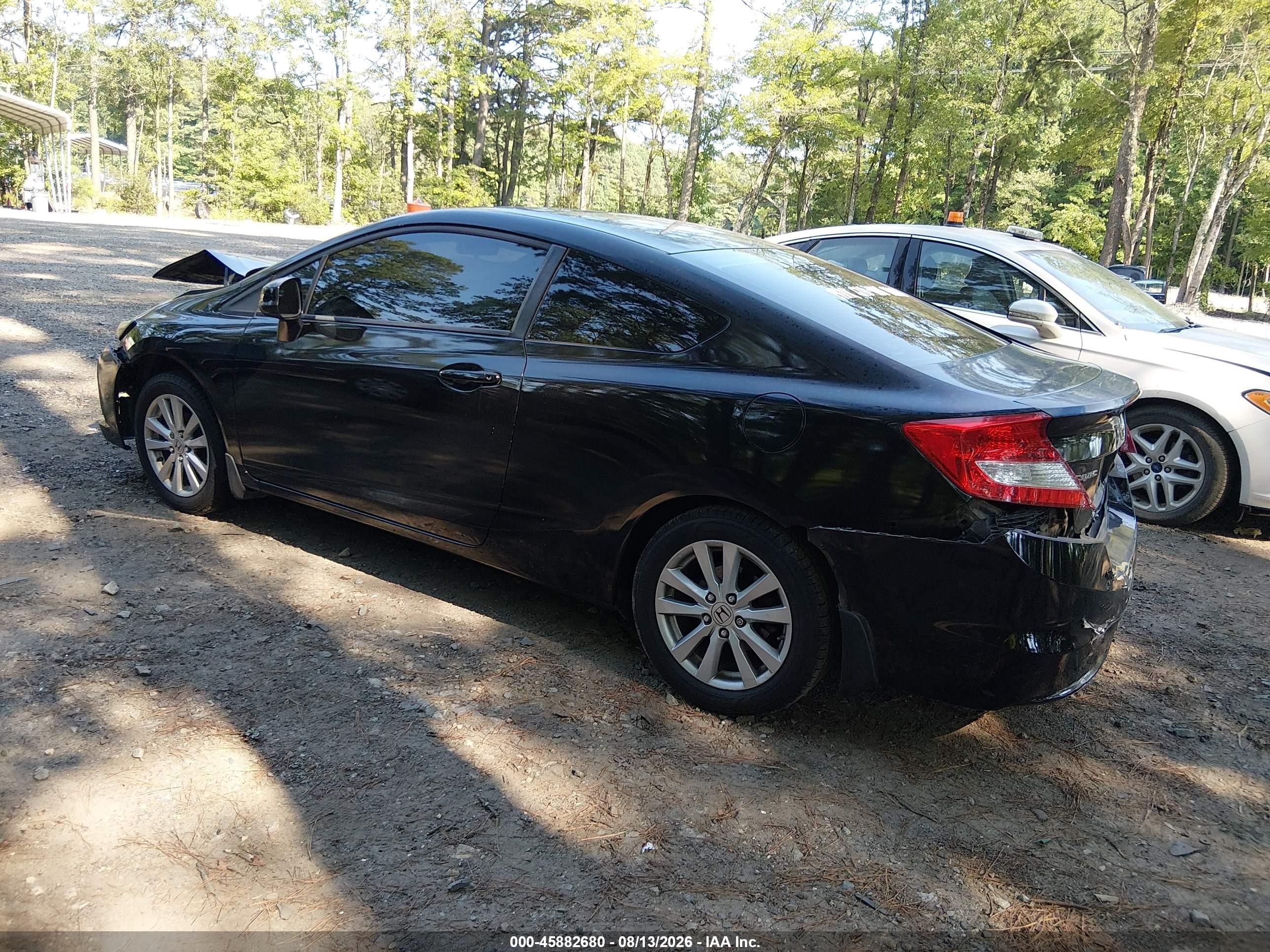 2012 Honda Civic Ex Black vin: 2HGFG3B81CH564509