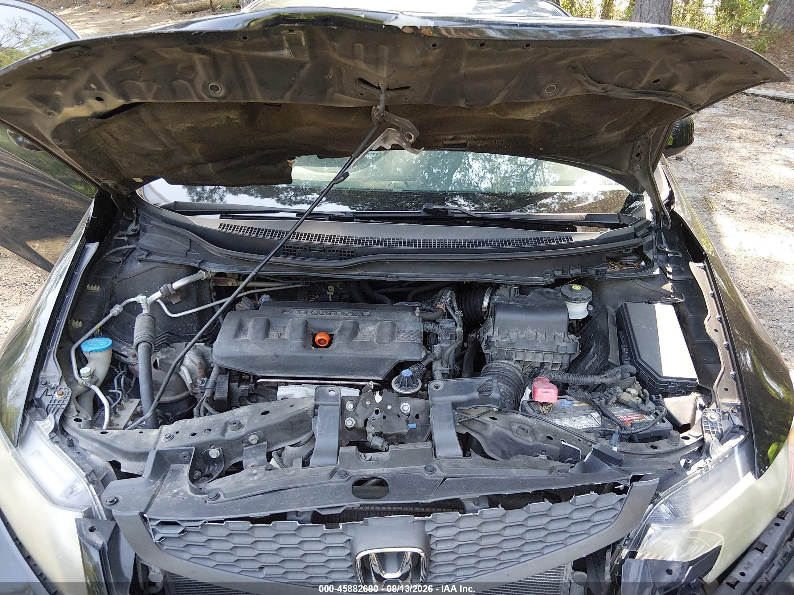 2012 Honda Civic Ex Black vin: 2HGFG3B81CH564509
