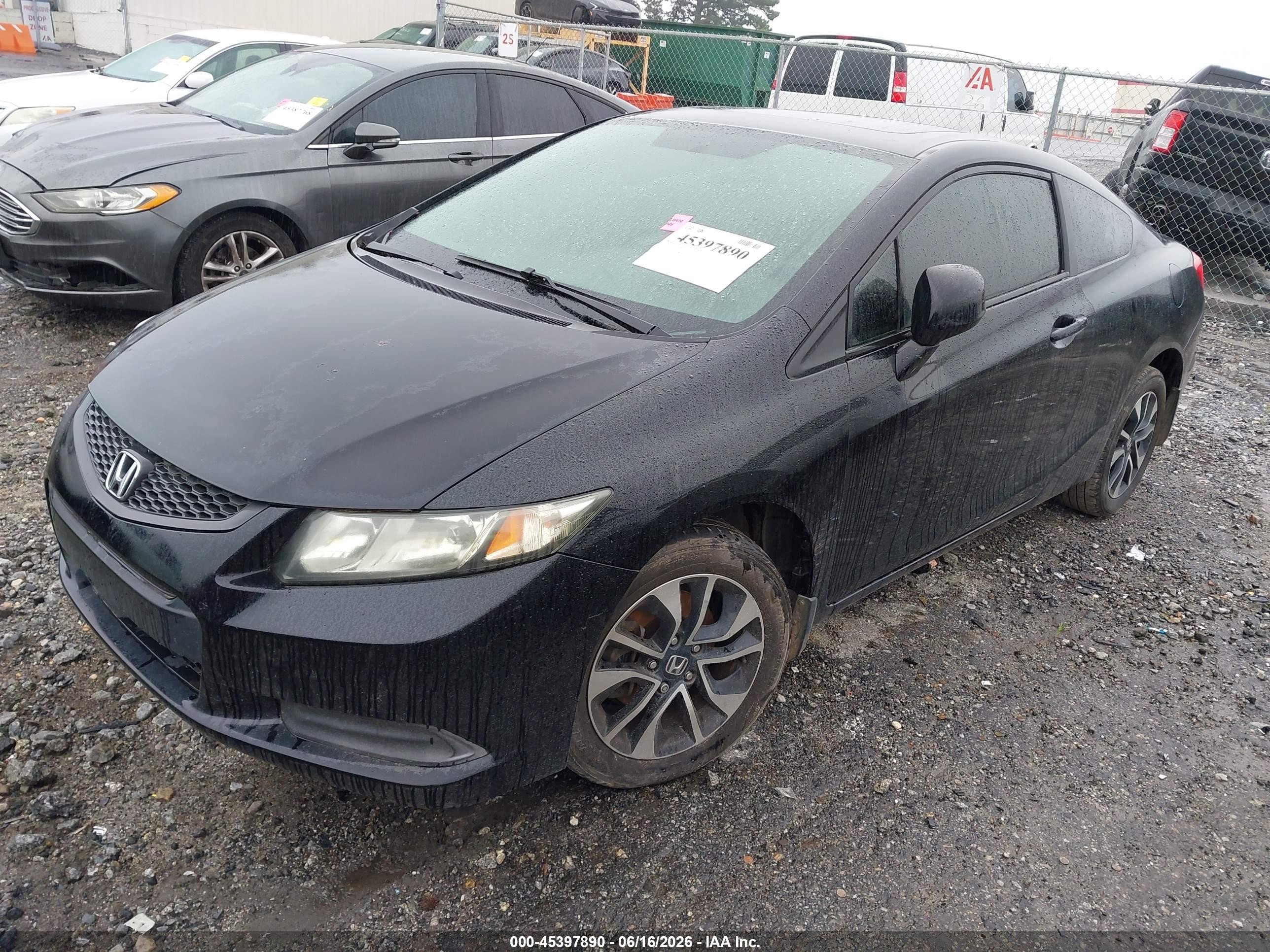 2013 Honda Civic Ex Black vin: 2HGFG3B81DH511472