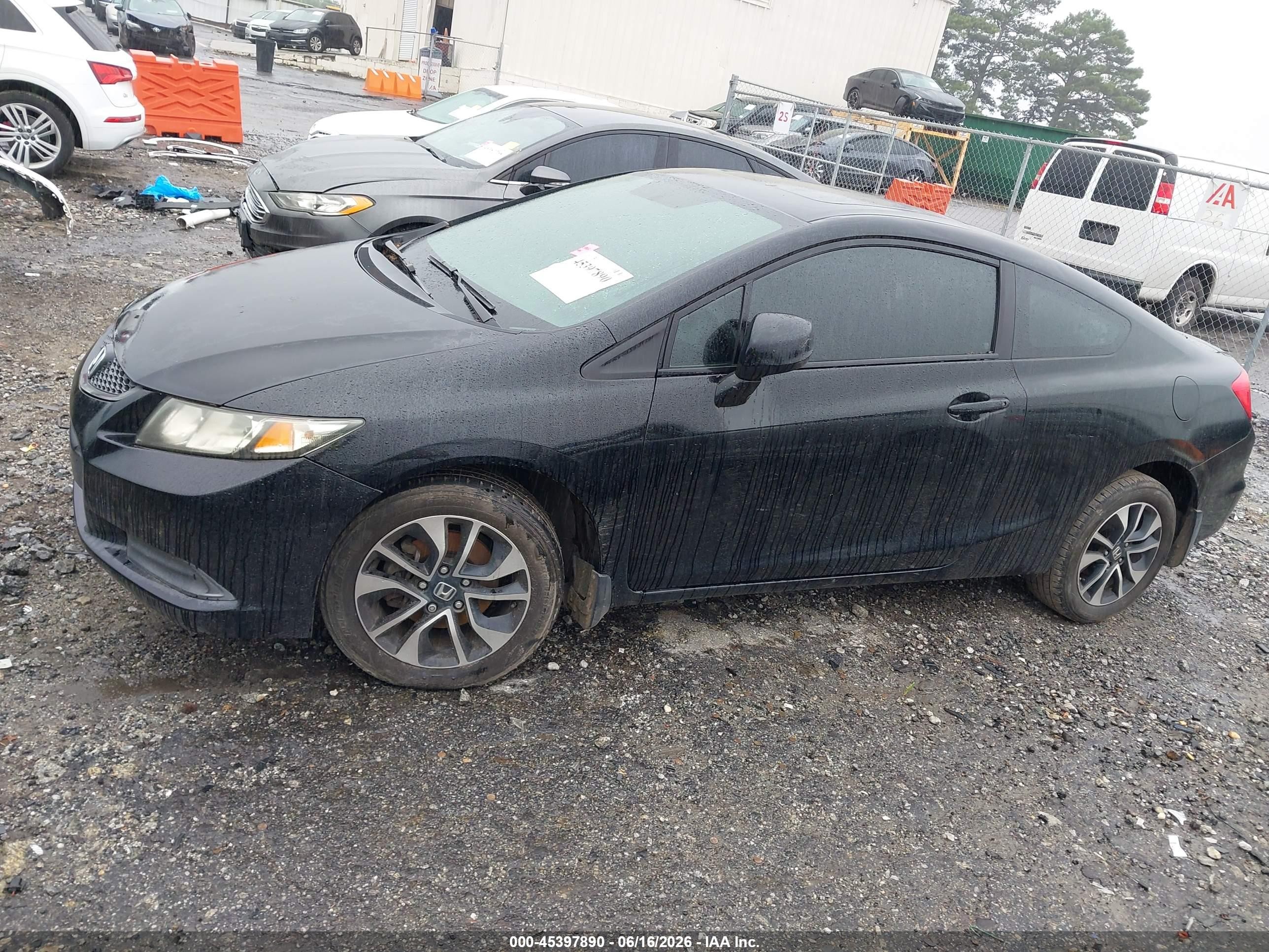 2013 Honda Civic Ex Black vin: 2HGFG3B81DH511472