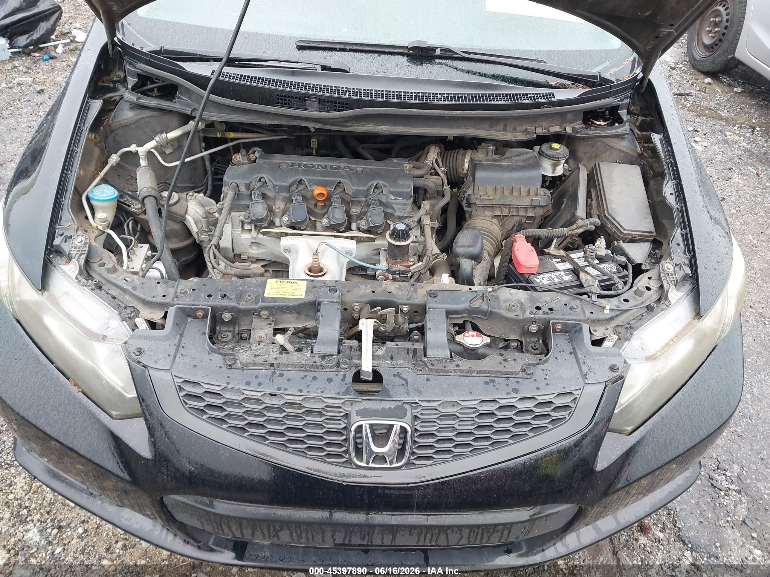 2013 Honda Civic Ex Black vin: 2HGFG3B81DH511472