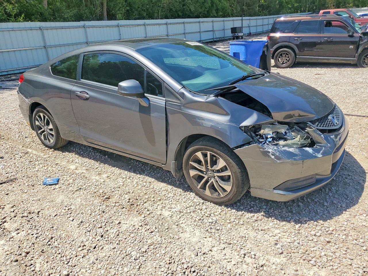 2013 Honda Civic Ex Серый vin: 2HGFG3B81DH532368