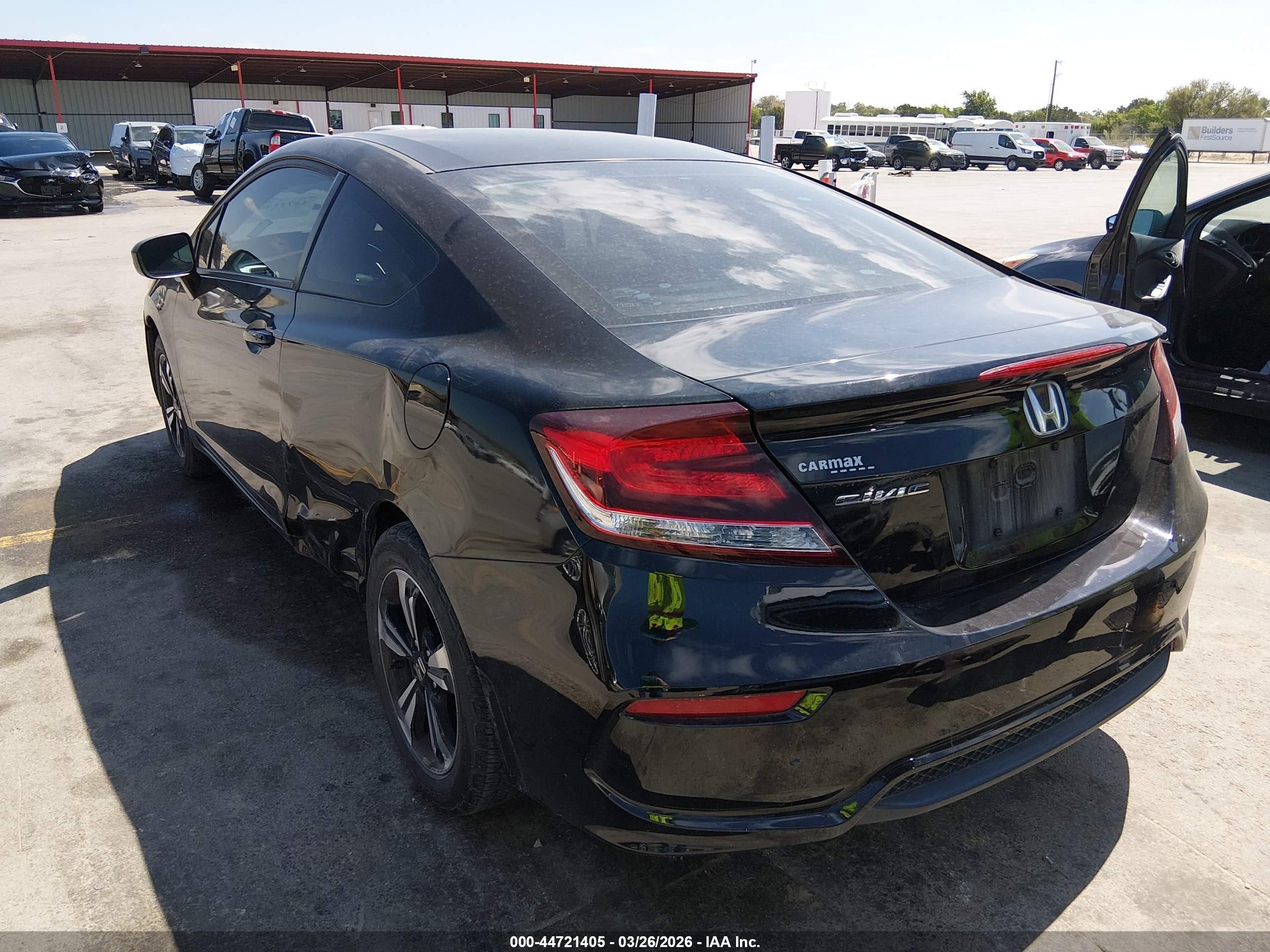 2014 Honda Civic Ex Черный vin: 2HGFG3B81EH509173