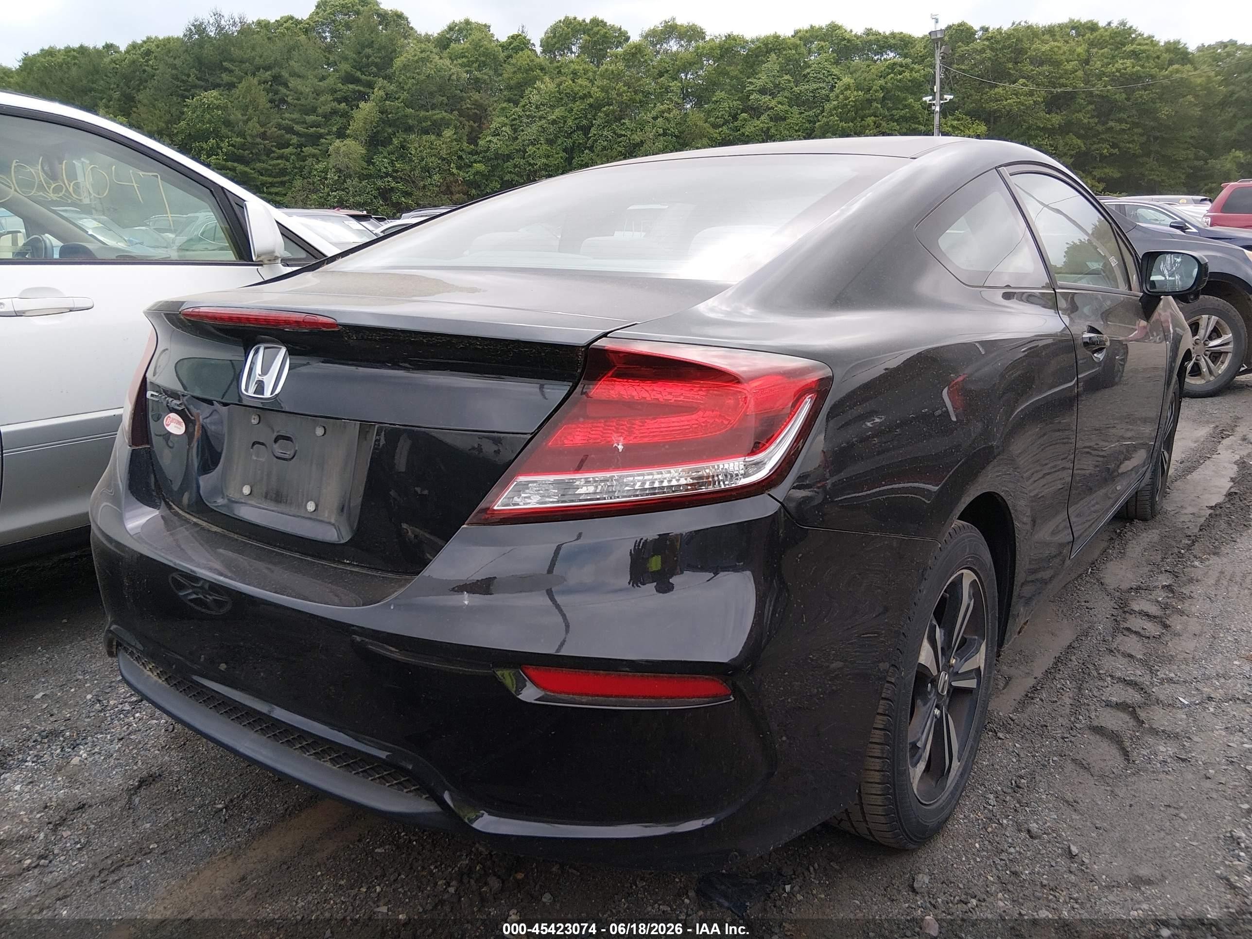 2014 Honda Civic Ex Black vin: 2HGFG3B81EH518570