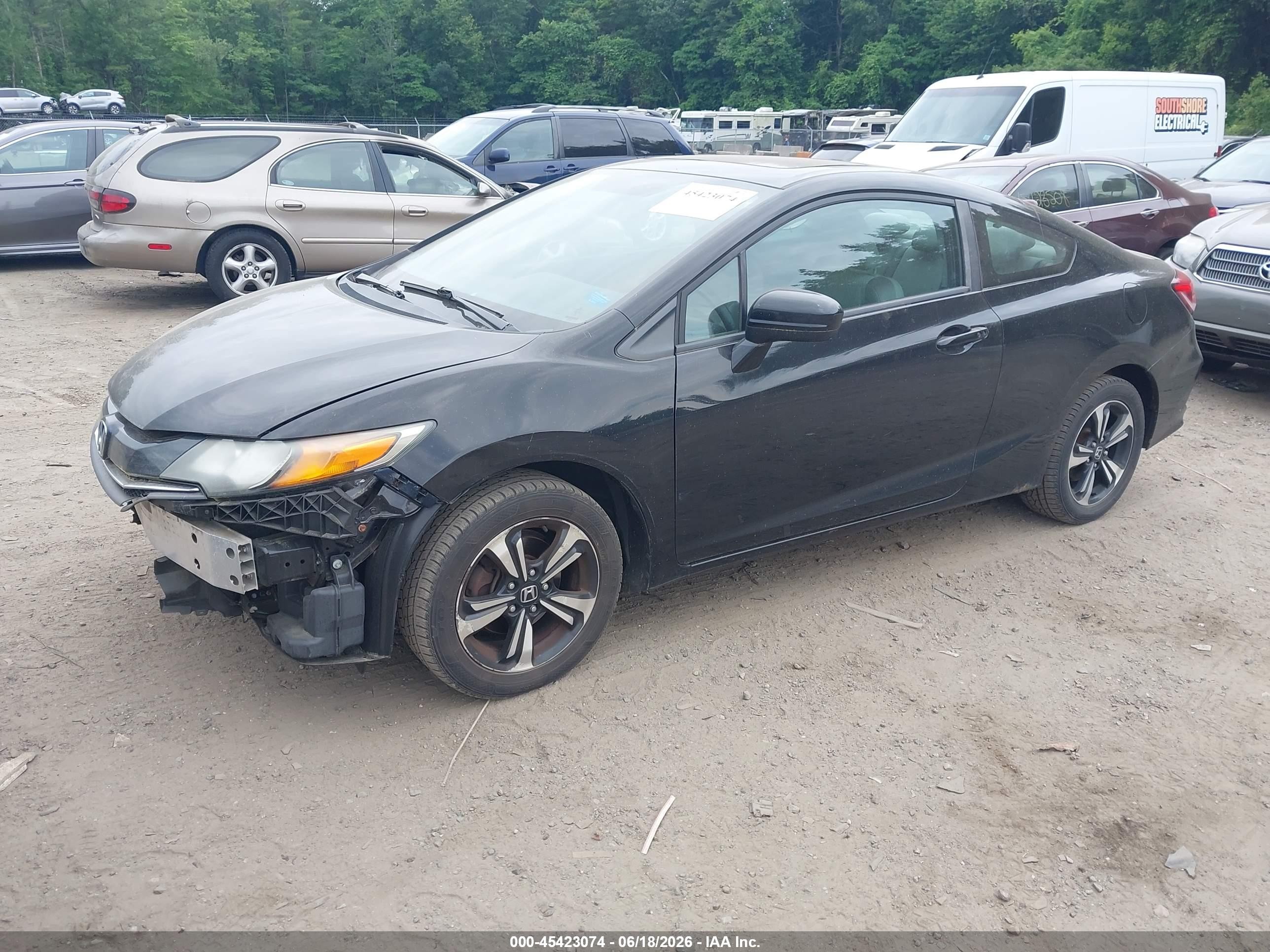2014 Honda Civic Ex Black vin: 2HGFG3B81EH518570