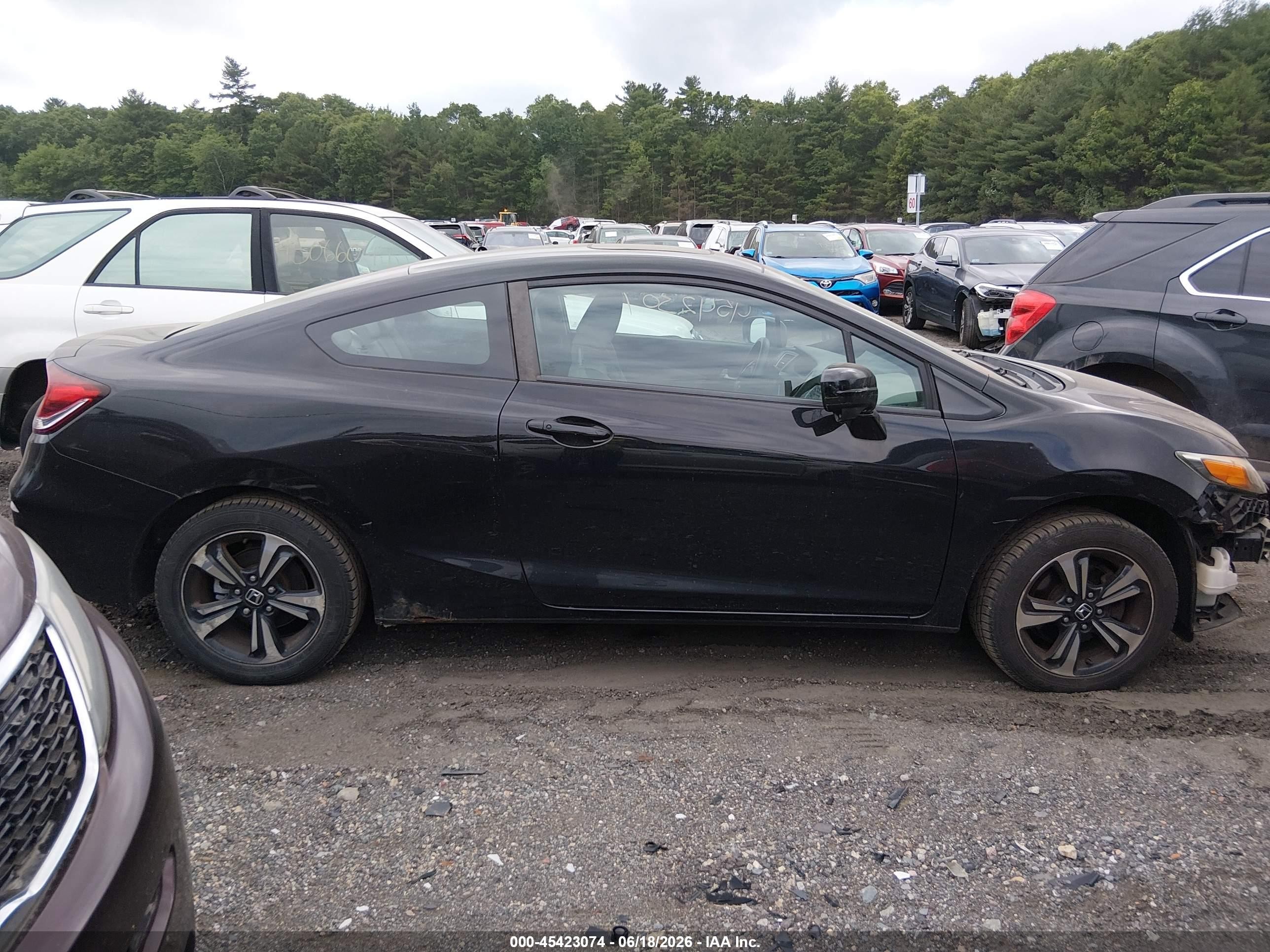 2014 Honda Civic Ex Black vin: 2HGFG3B81EH518570
