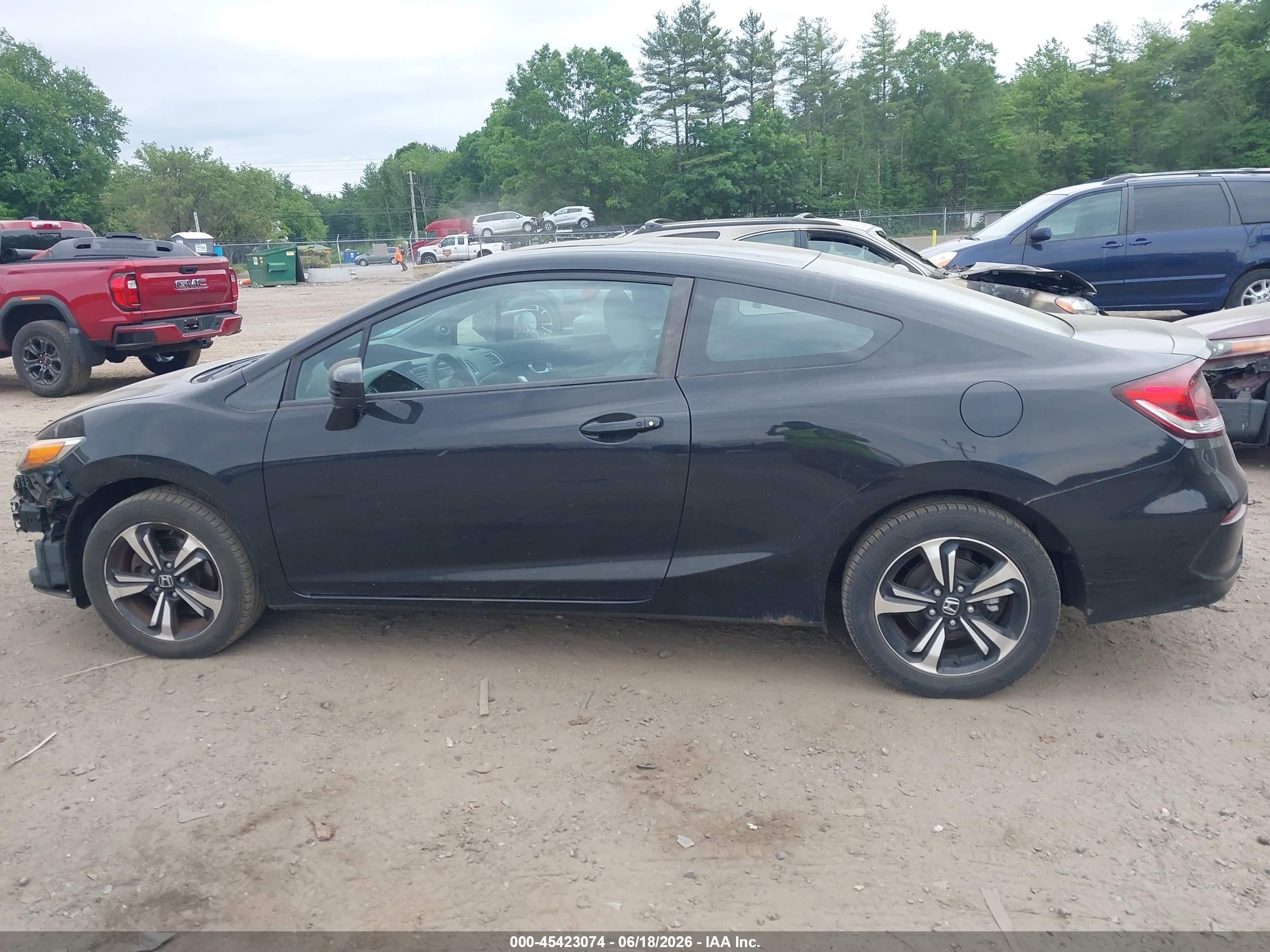 2014 Honda Civic Ex Black vin: 2HGFG3B81EH518570