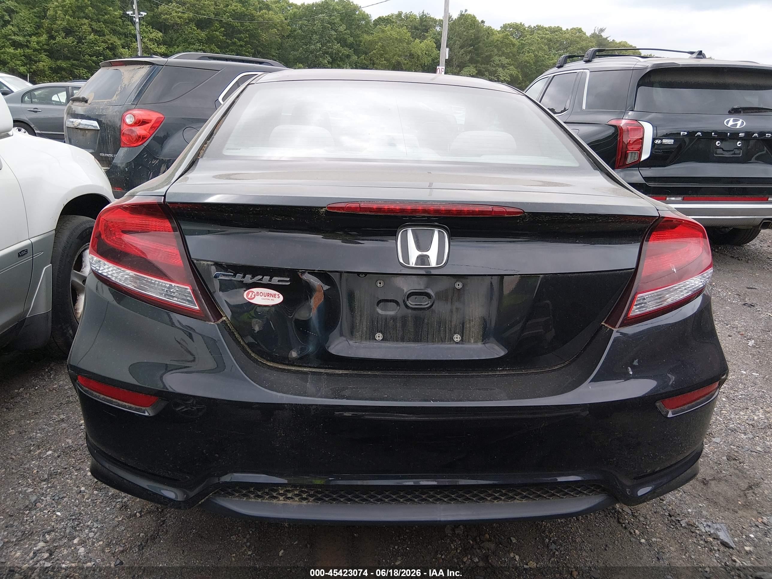 2014 Honda Civic Ex Black vin: 2HGFG3B81EH518570