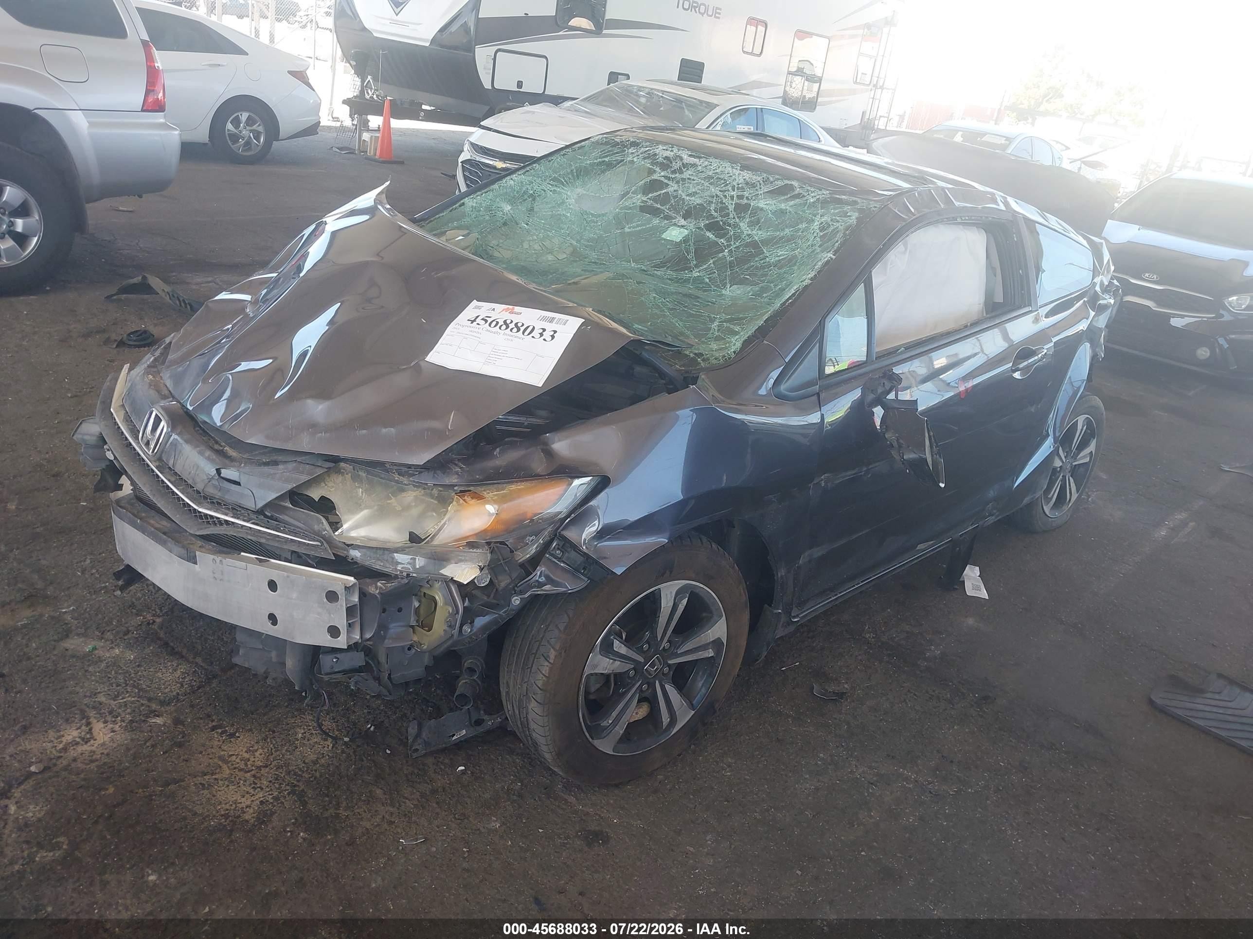 2015 Honda Civic Ex Gray vin: 2HGFG3B81FH506906