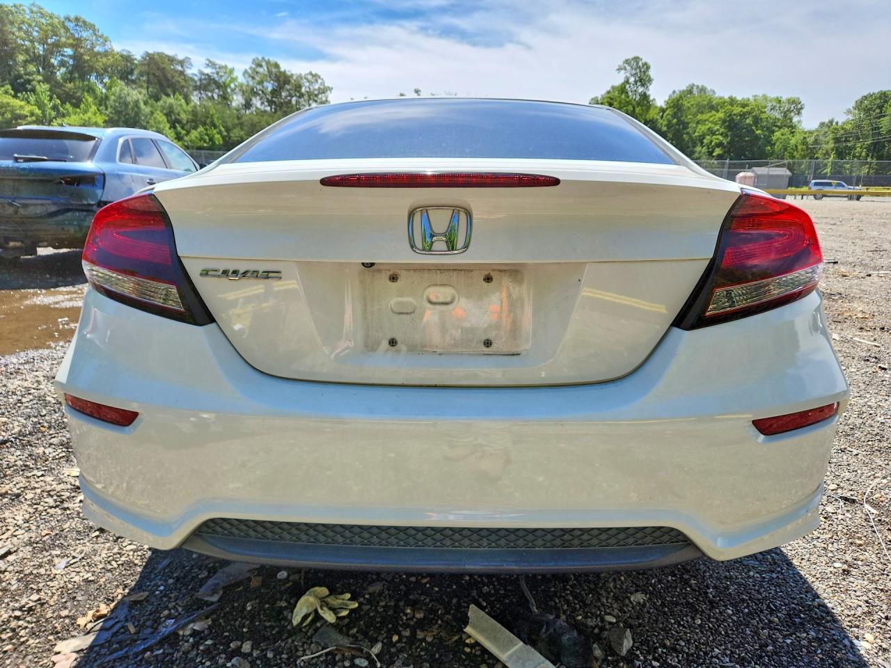 2015 Honda Civic Ex White vin: 2HGFG3B81FH510342