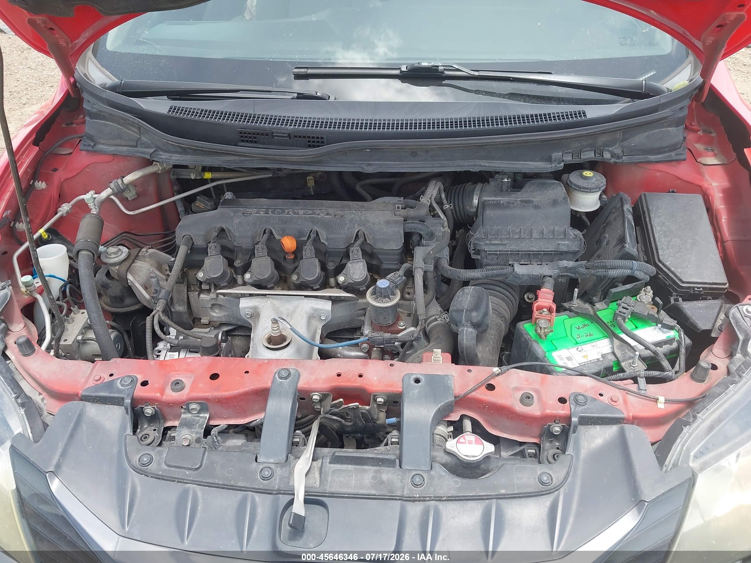 2015 Honda Civic Ex Red vin: 2HGFG3B81FH519266