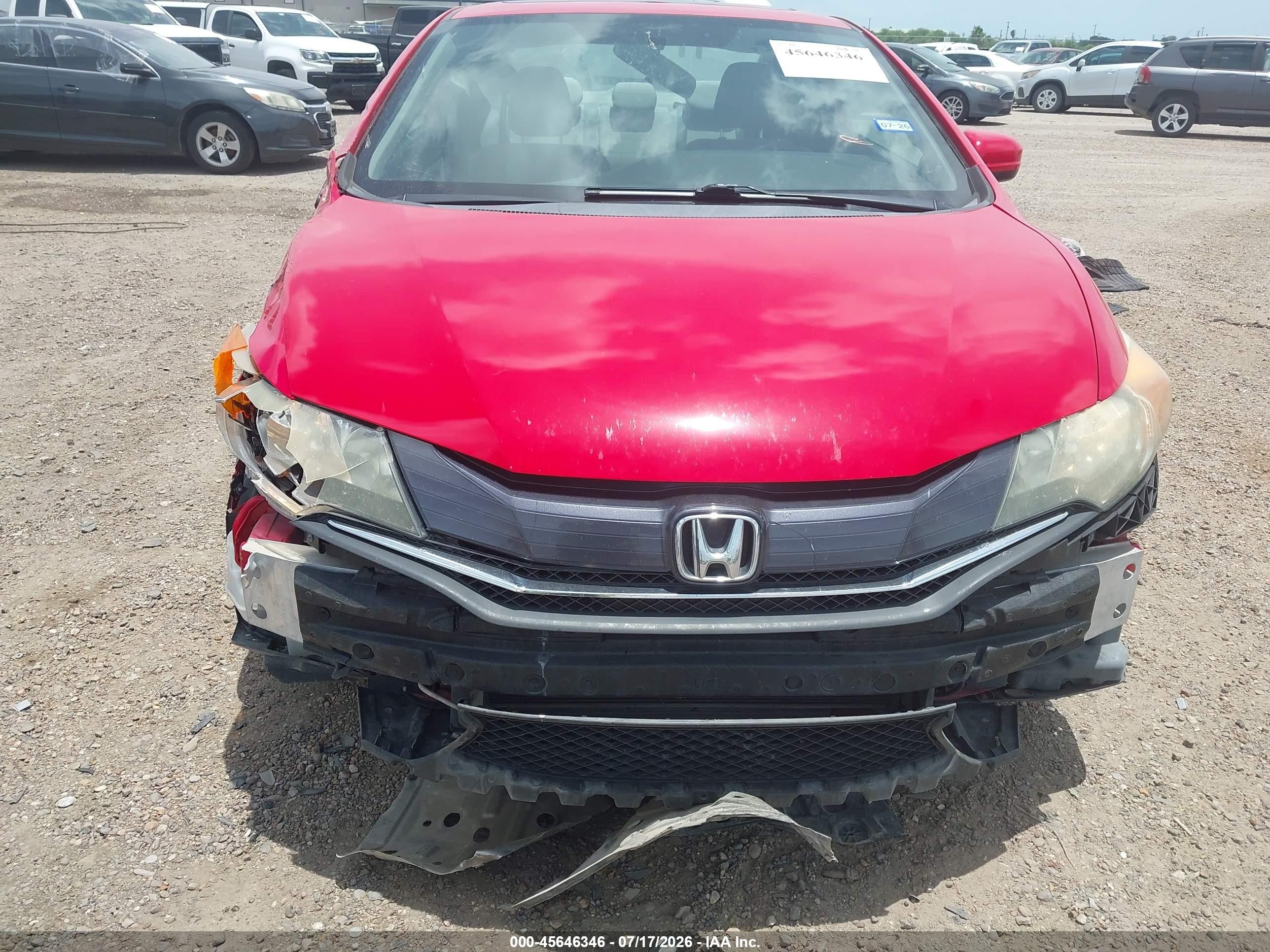 2015 Honda Civic Ex Red vin: 2HGFG3B81FH519266