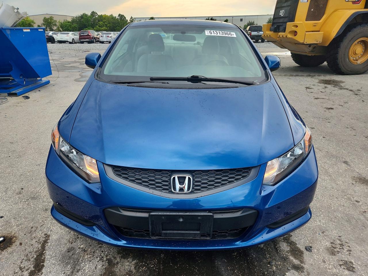 2012 Honda Civic Ex Blue vin: 2HGFG3B82CH520566