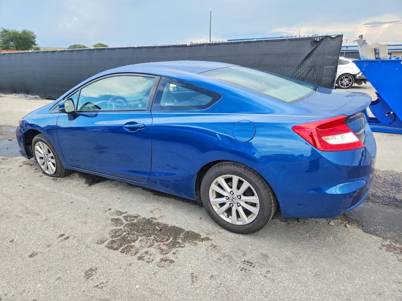 2012 Honda Civic Ex Blue vin: 2HGFG3B82CH520566