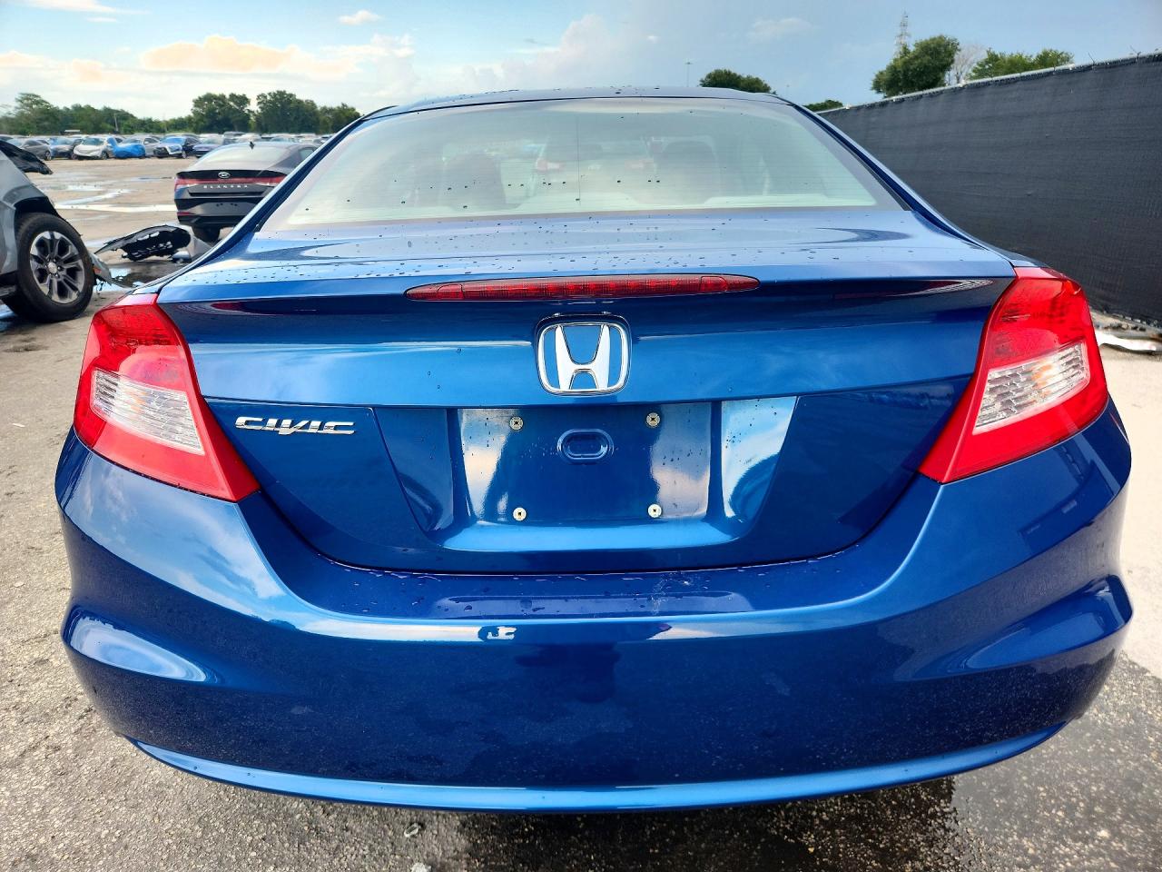 2012 Honda Civic Ex Blue vin: 2HGFG3B82CH520566