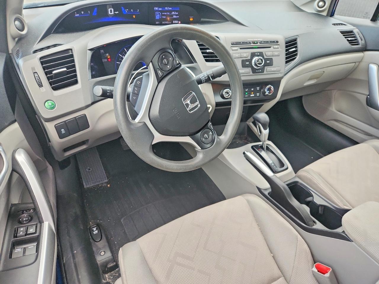 2012 Honda Civic Ex Blue vin: 2HGFG3B82CH520566