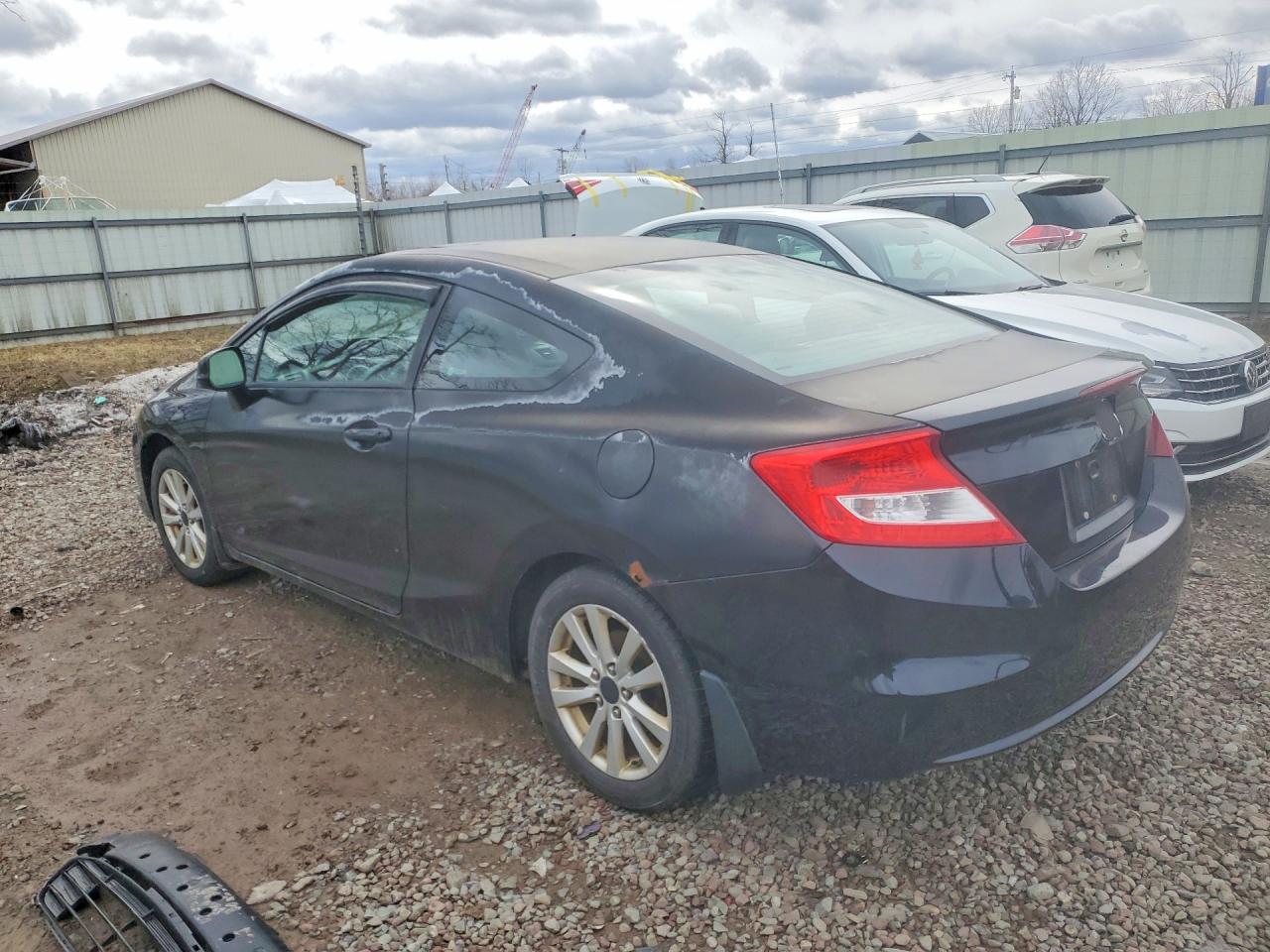 2012 Honda Civic Ex Black vin: 2HGFG3B82CH527176