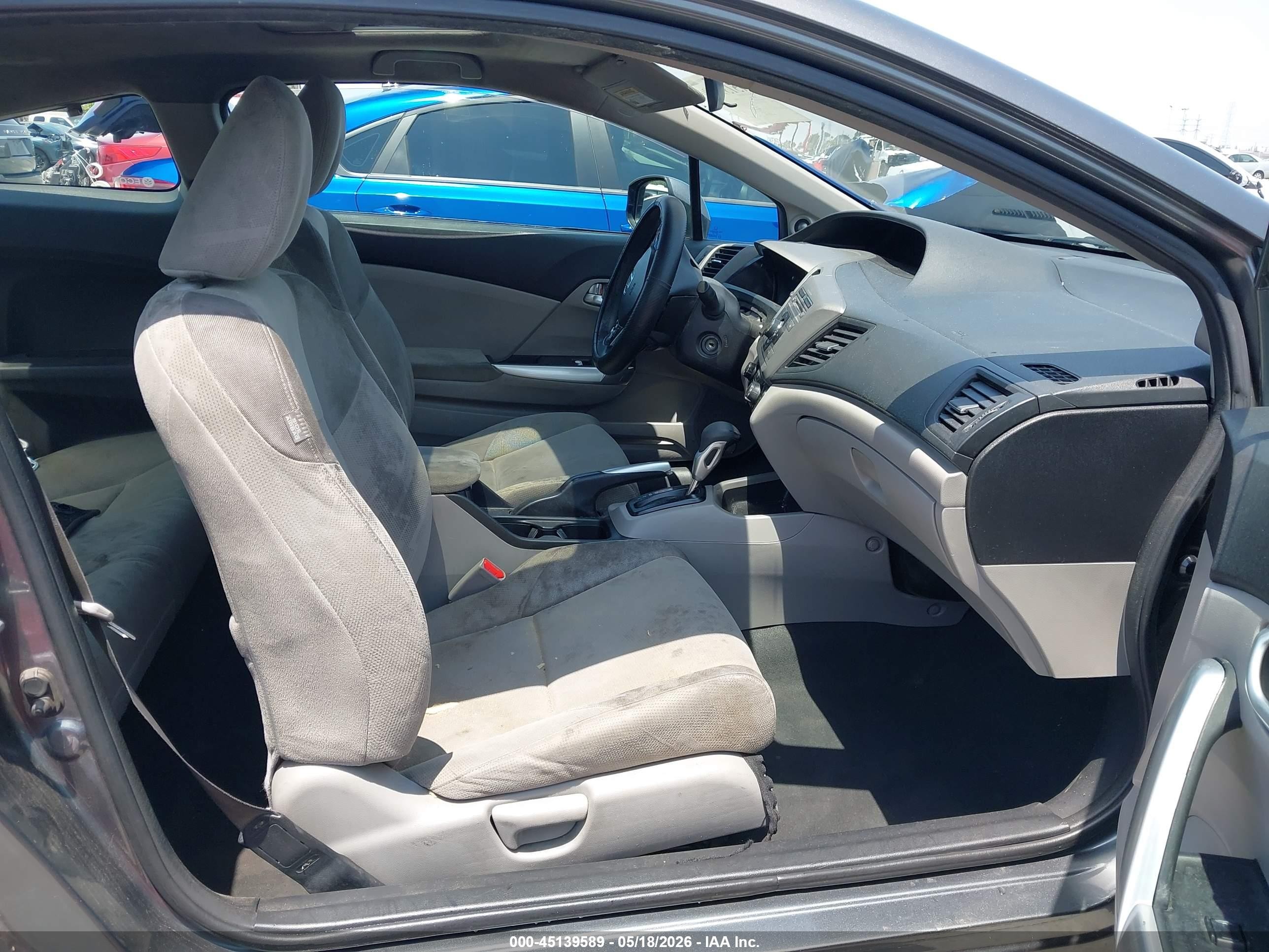 2012 Honda Civic Ex Gray vin: 2HGFG3B82CH529204