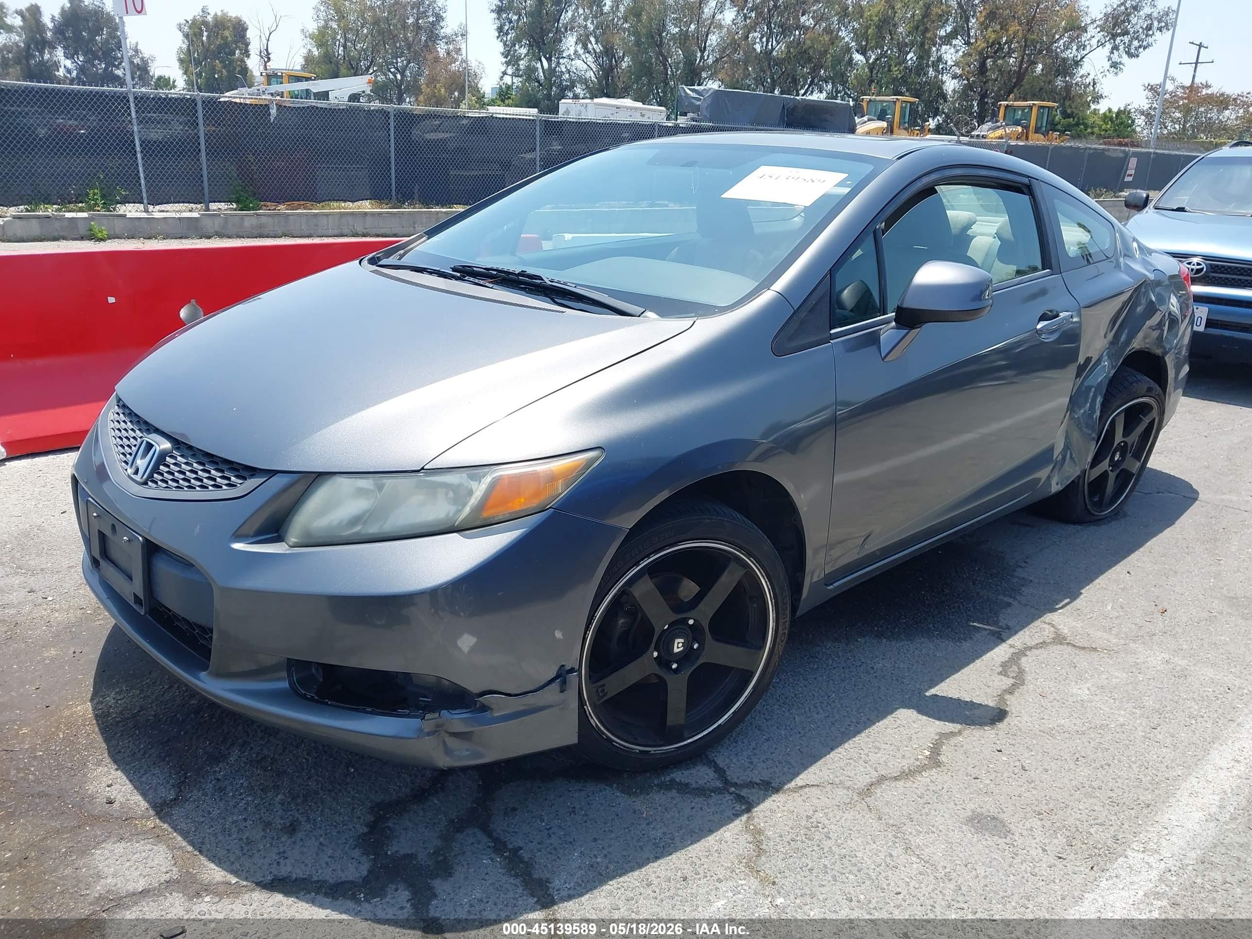 2012 Honda Civic Ex Gray vin: 2HGFG3B82CH529204