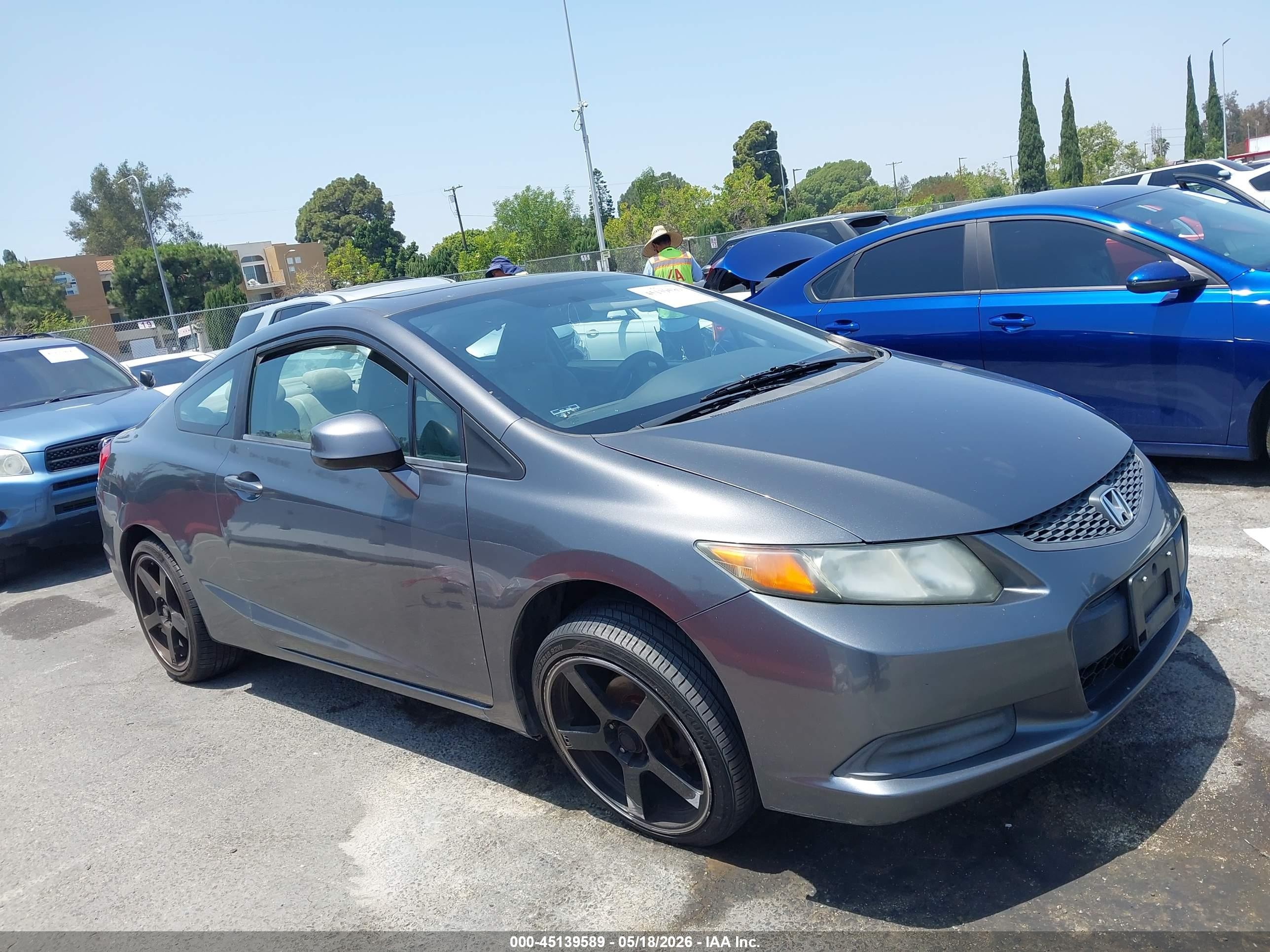 2012 Honda Civic Ex Gray vin: 2HGFG3B82CH529204