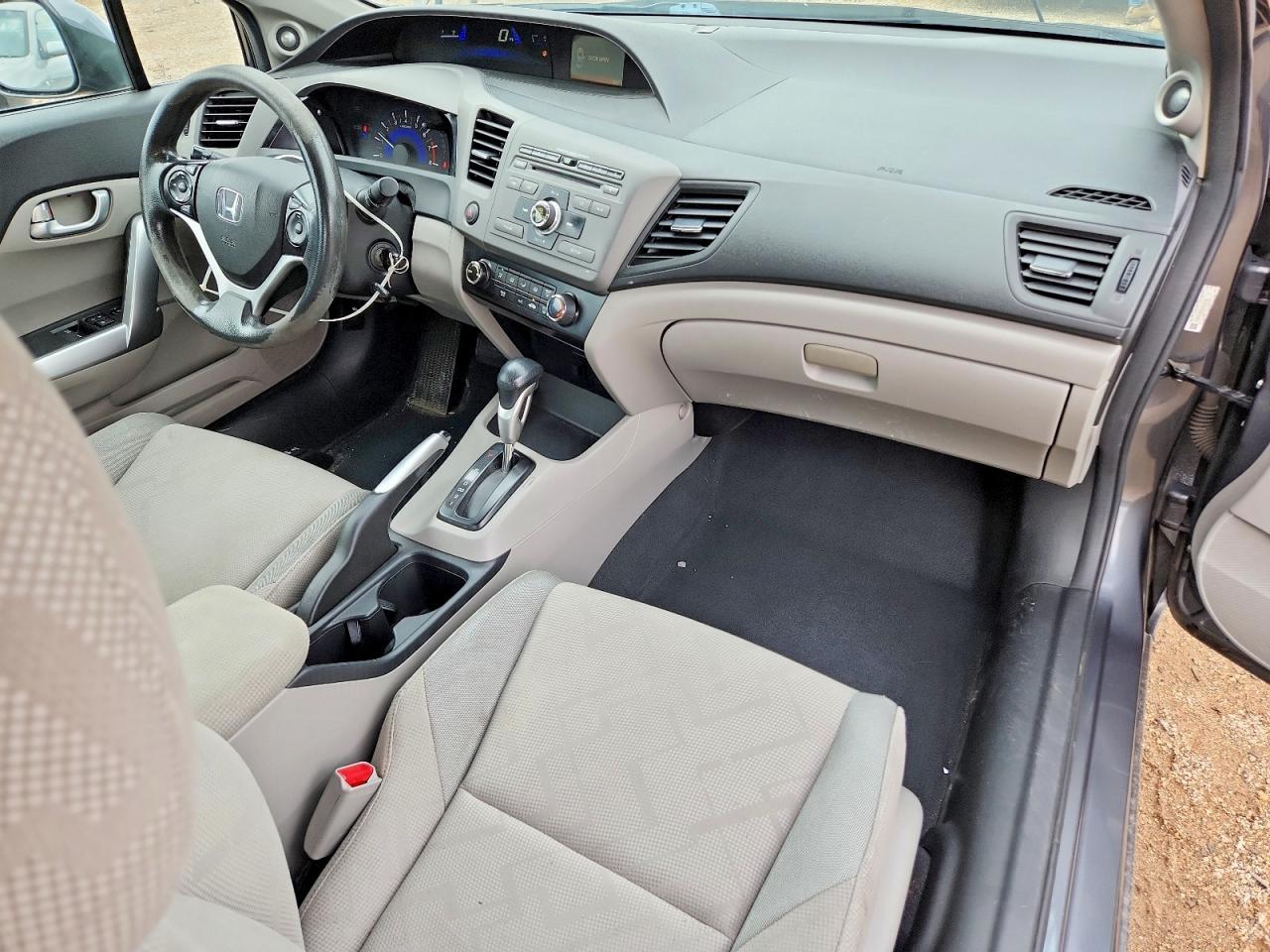 2012 Honda Civic Ex Gray vin: 2HGFG3B82CH530109