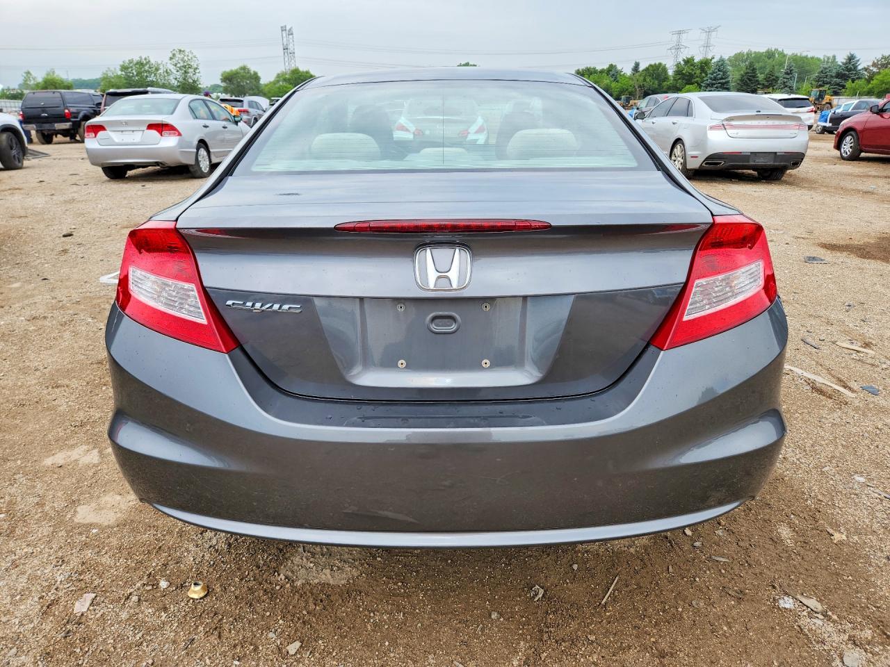 2012 Honda Civic Ex Gray vin: 2HGFG3B82CH530109