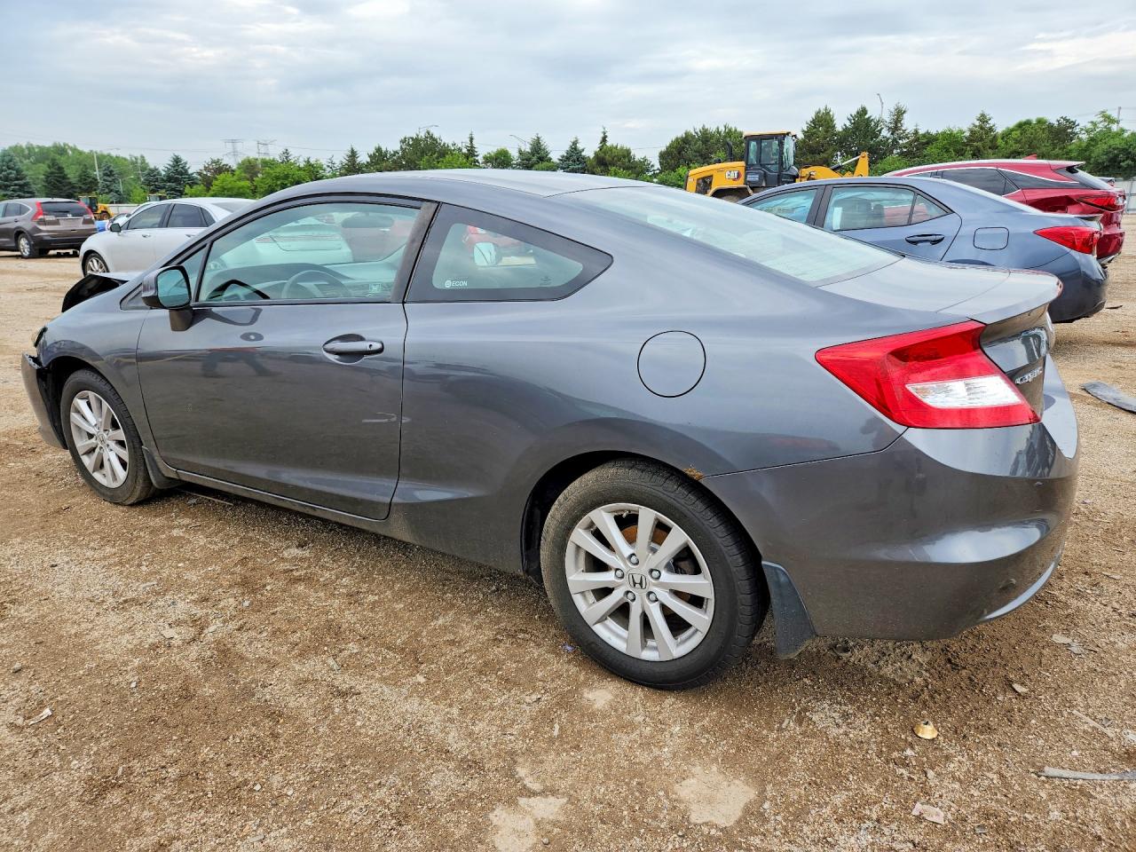 2012 Honda Civic Ex Gray vin: 2HGFG3B82CH530109
