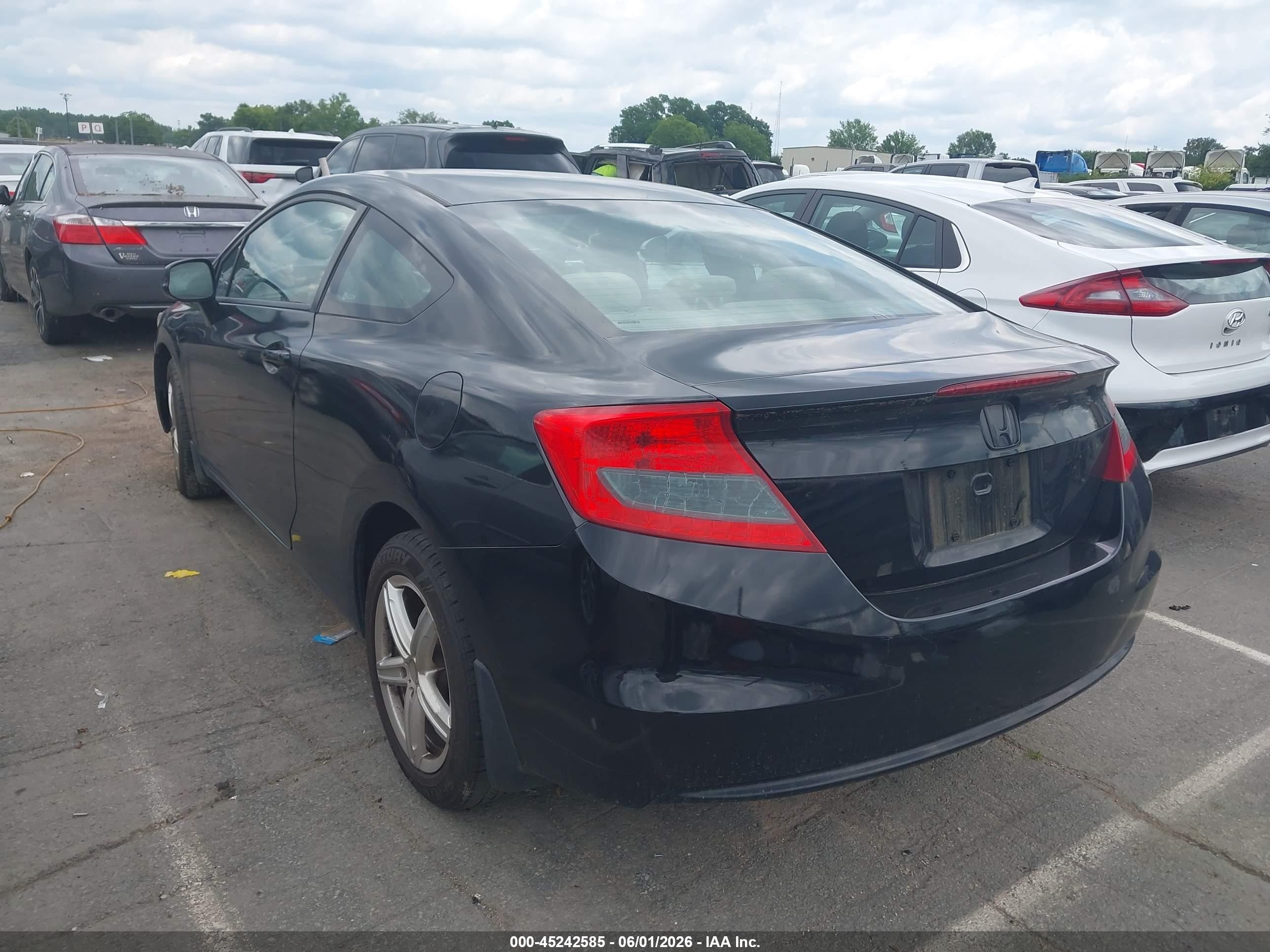 2012 Honda Civic Ex Черный vin: 2HGFG3B82CH531003