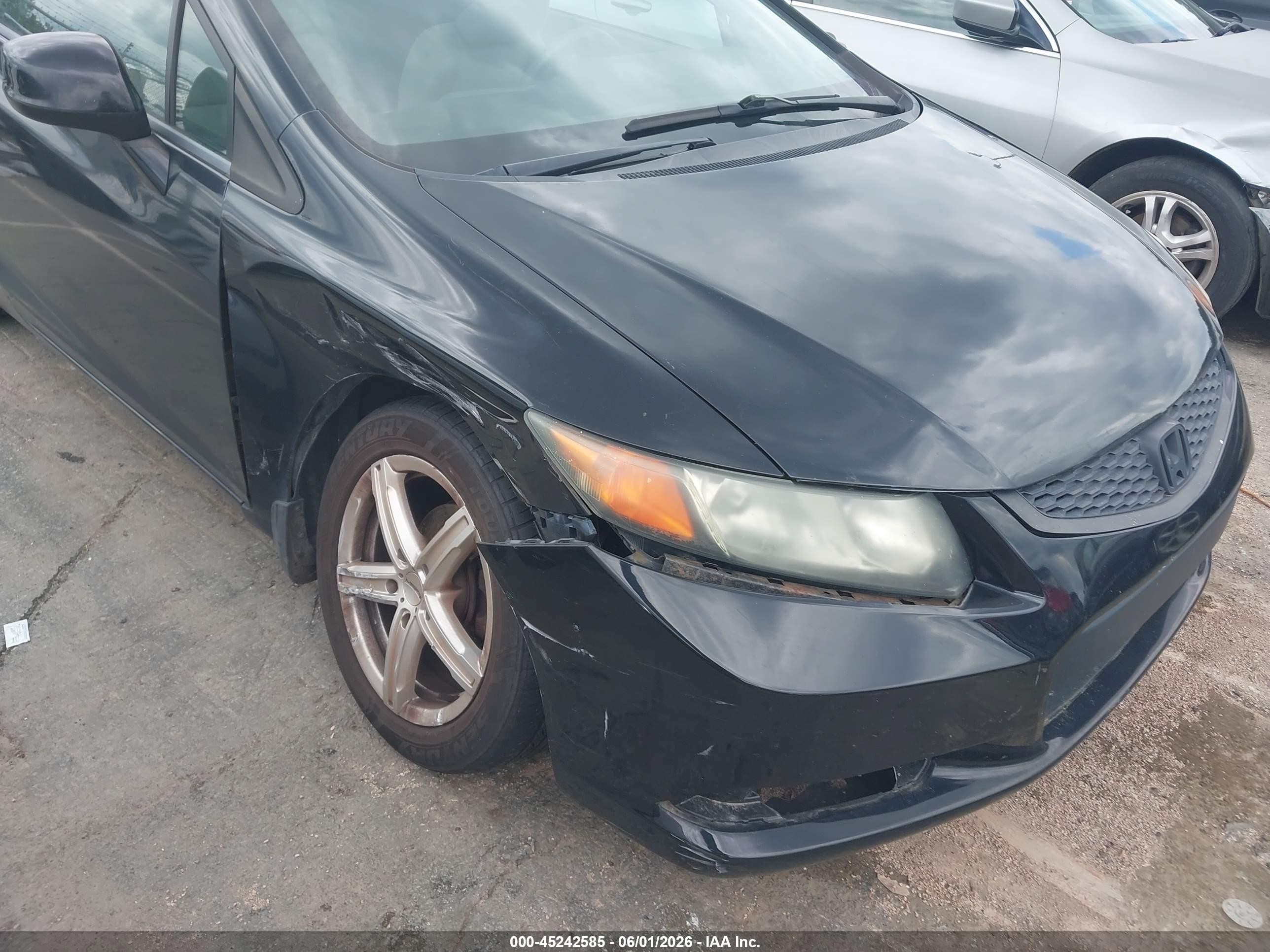 2012 Honda Civic Ex Черный vin: 2HGFG3B82CH531003