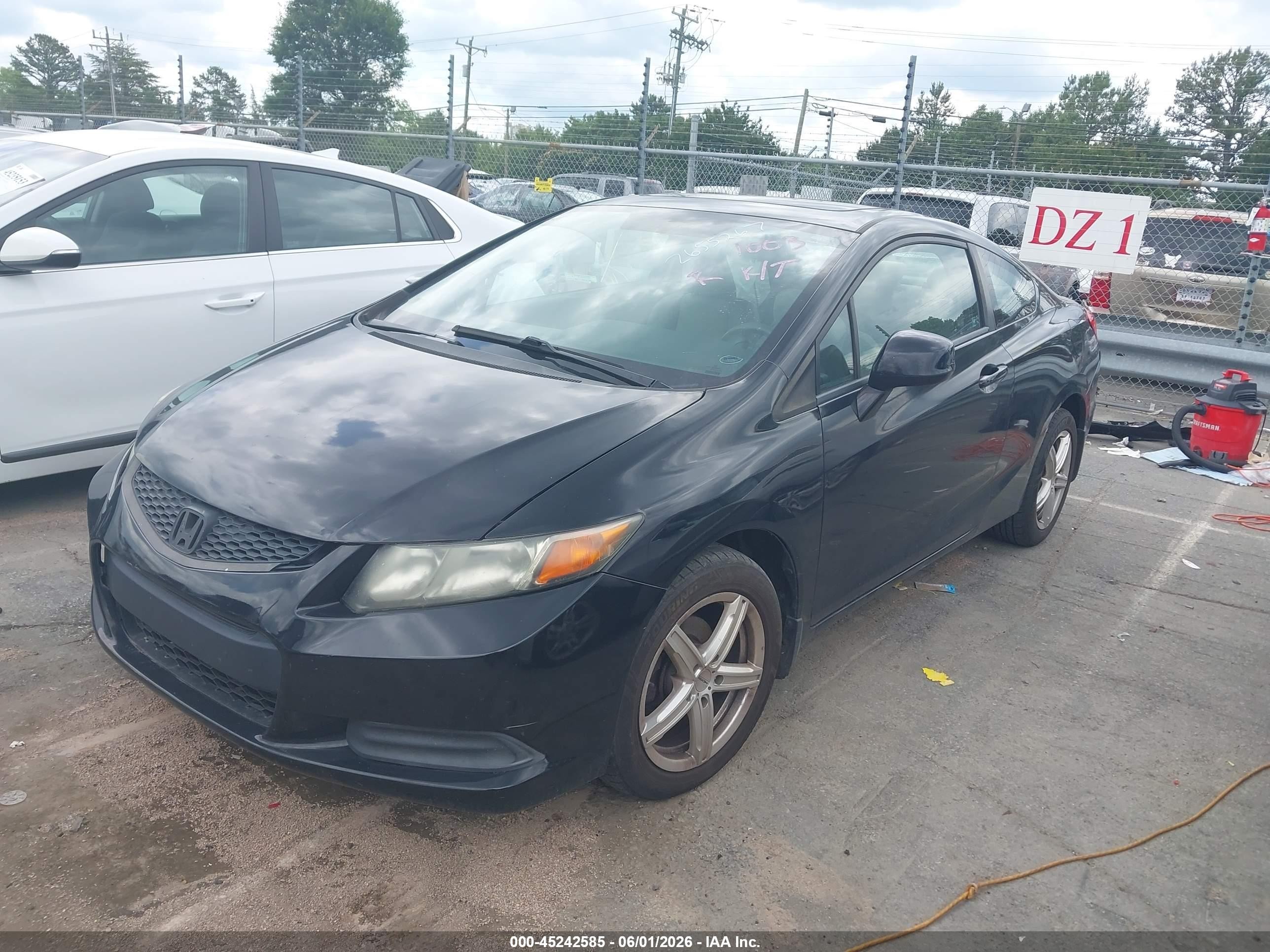 2012 Honda Civic Ex Черный vin: 2HGFG3B82CH531003