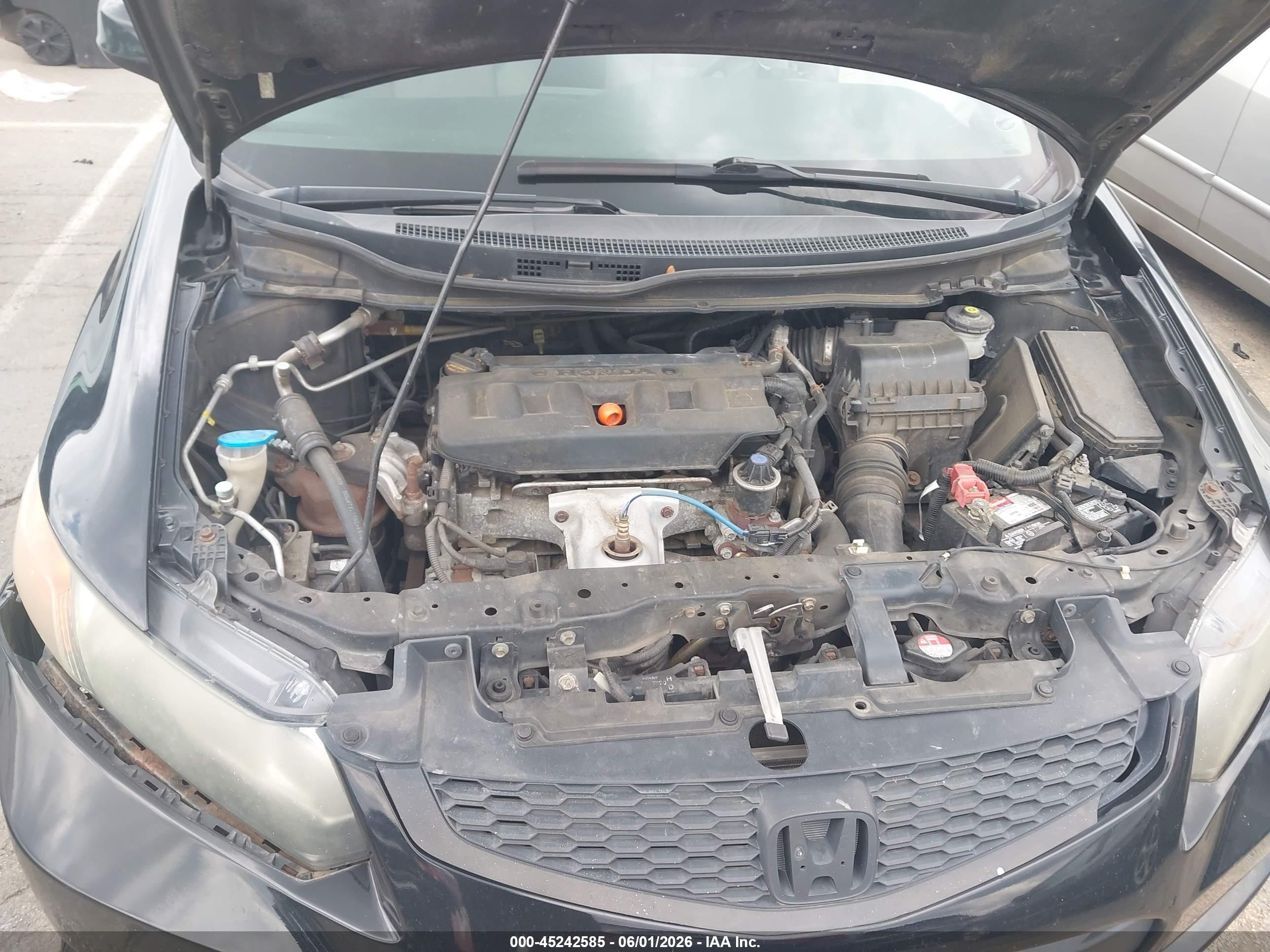 2012 Honda Civic Ex Черный vin: 2HGFG3B82CH531003