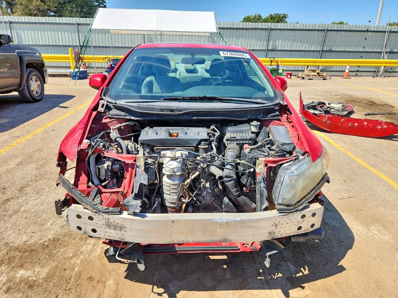 2012 Honda Civic Ex Red vin: 2HGFG3B82CH548514