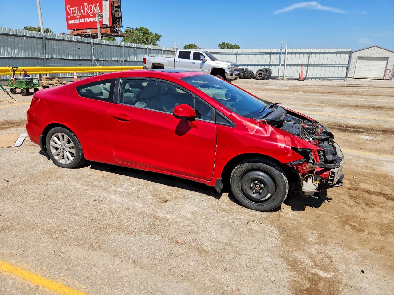 2012 Honda Civic Ex Red vin: 2HGFG3B82CH548514