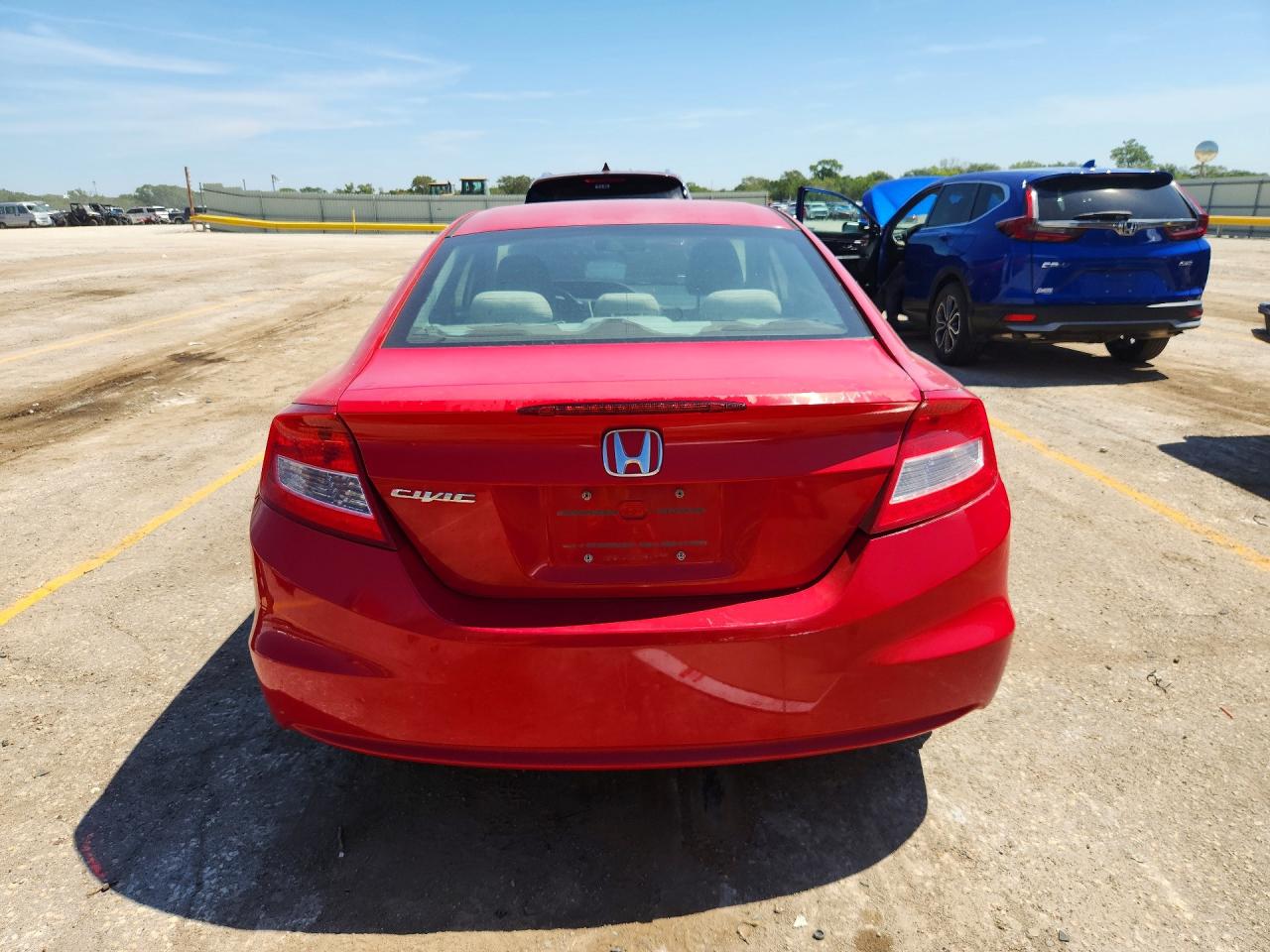 2012 Honda Civic Ex Red vin: 2HGFG3B82CH548514