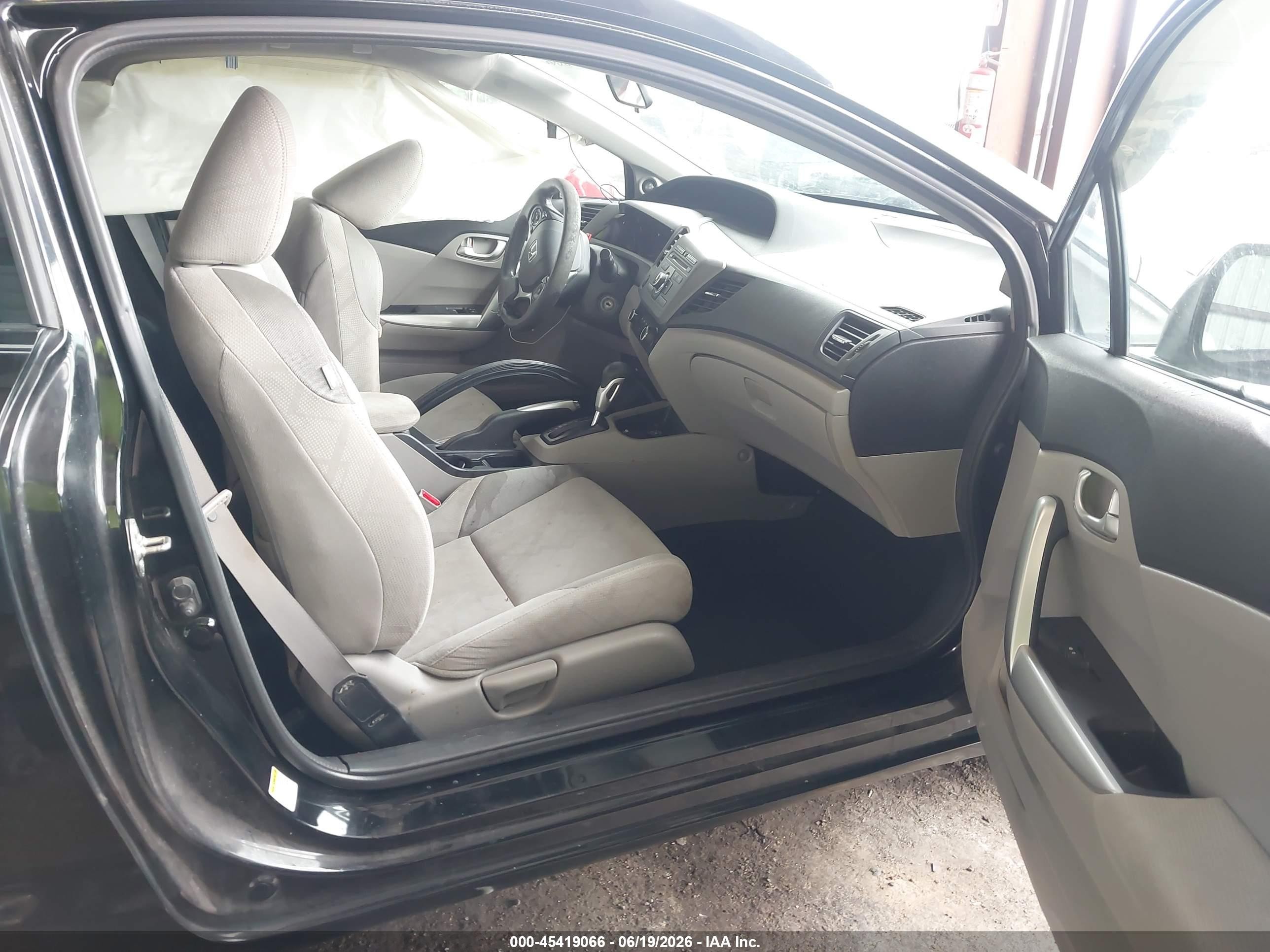 2012 Honda Civic Ex Black vin: 2HGFG3B82CH555737