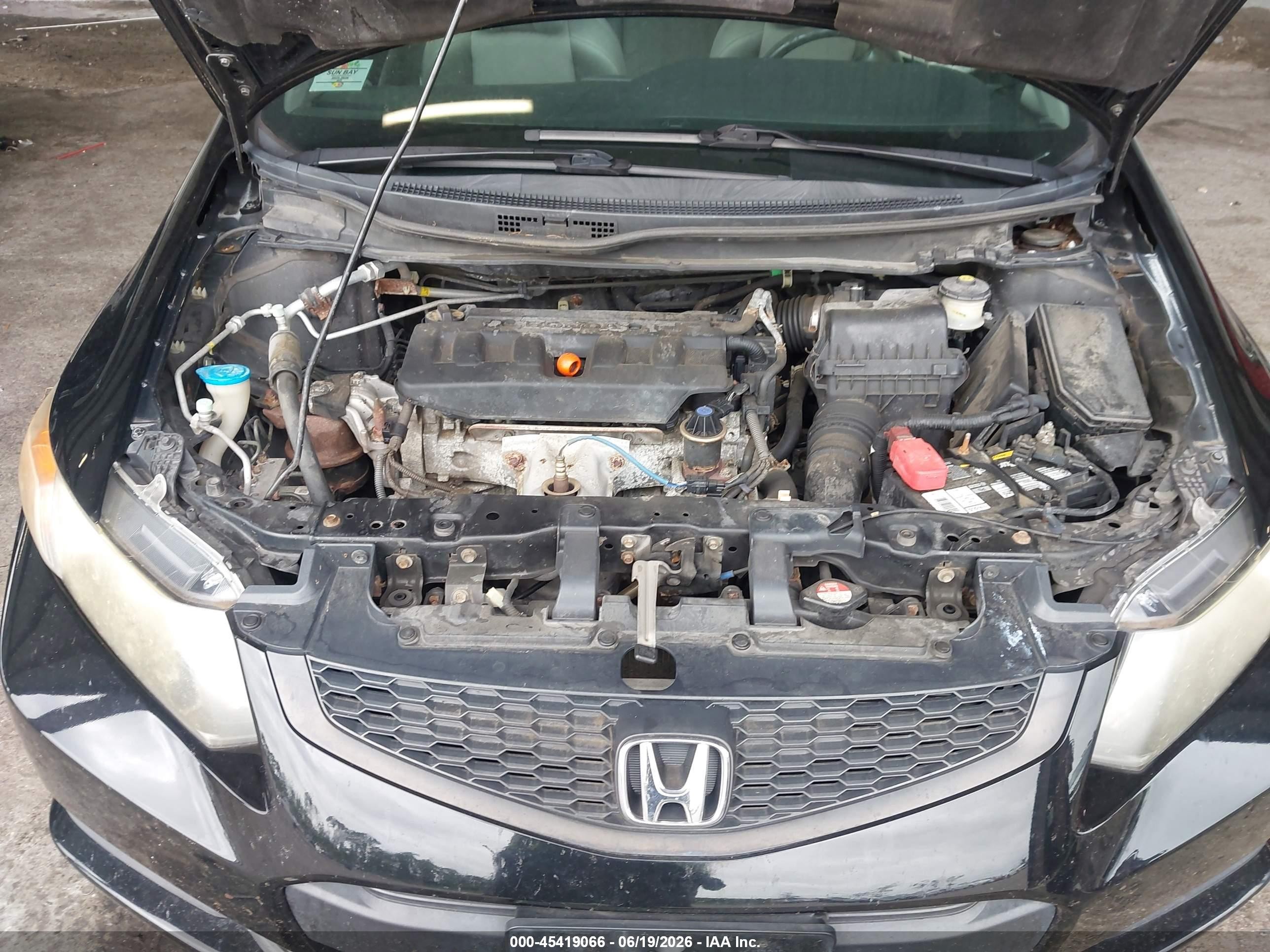 2012 Honda Civic Ex Black vin: 2HGFG3B82CH555737