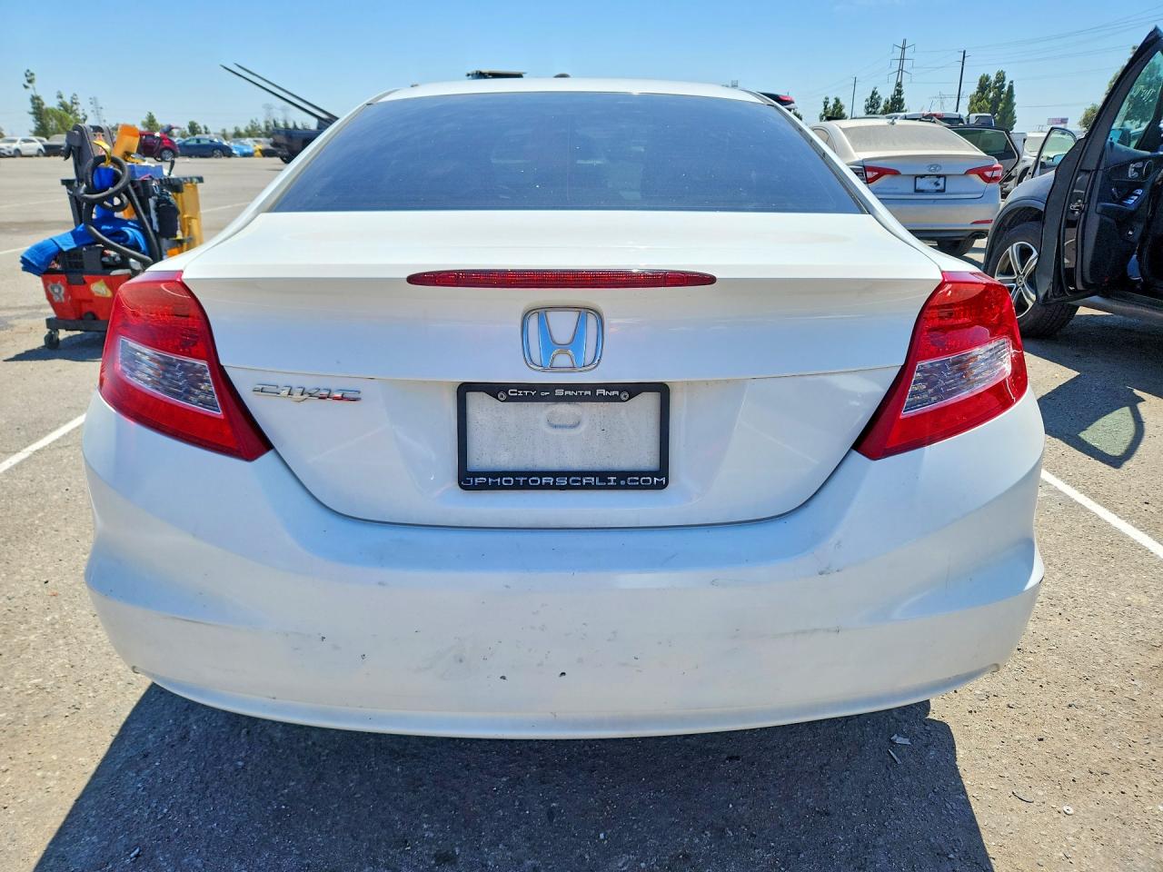2012 Honda Civic Ex White vin: 2HGFG3B82CH555964