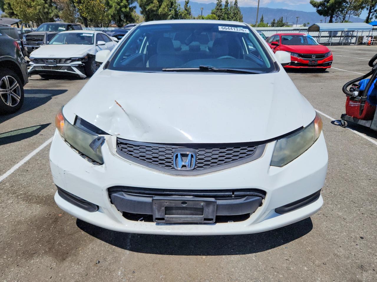 2012 Honda Civic Ex White vin: 2HGFG3B82CH555964