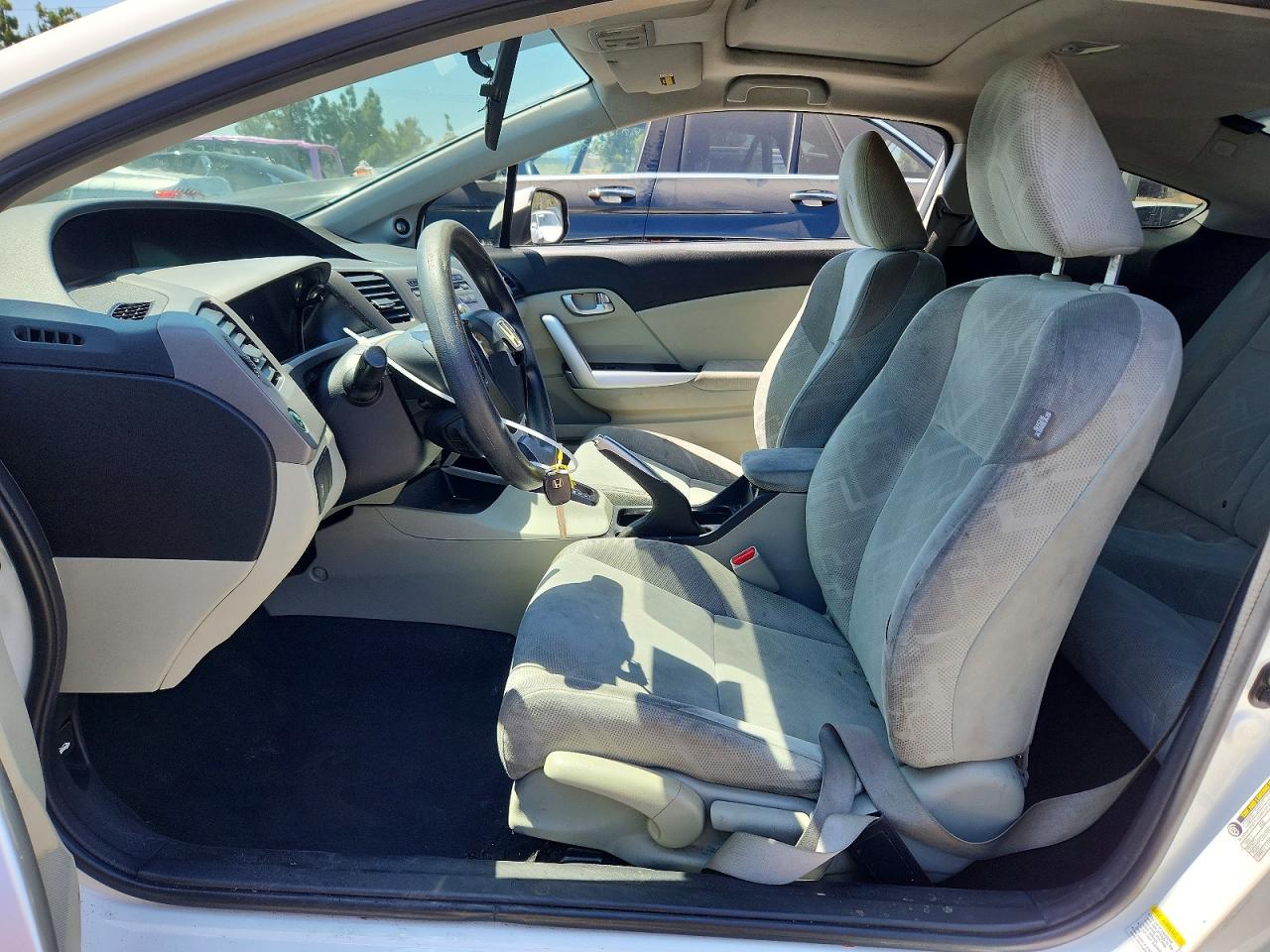 2012 Honda Civic Ex White vin: 2HGFG3B82CH555964